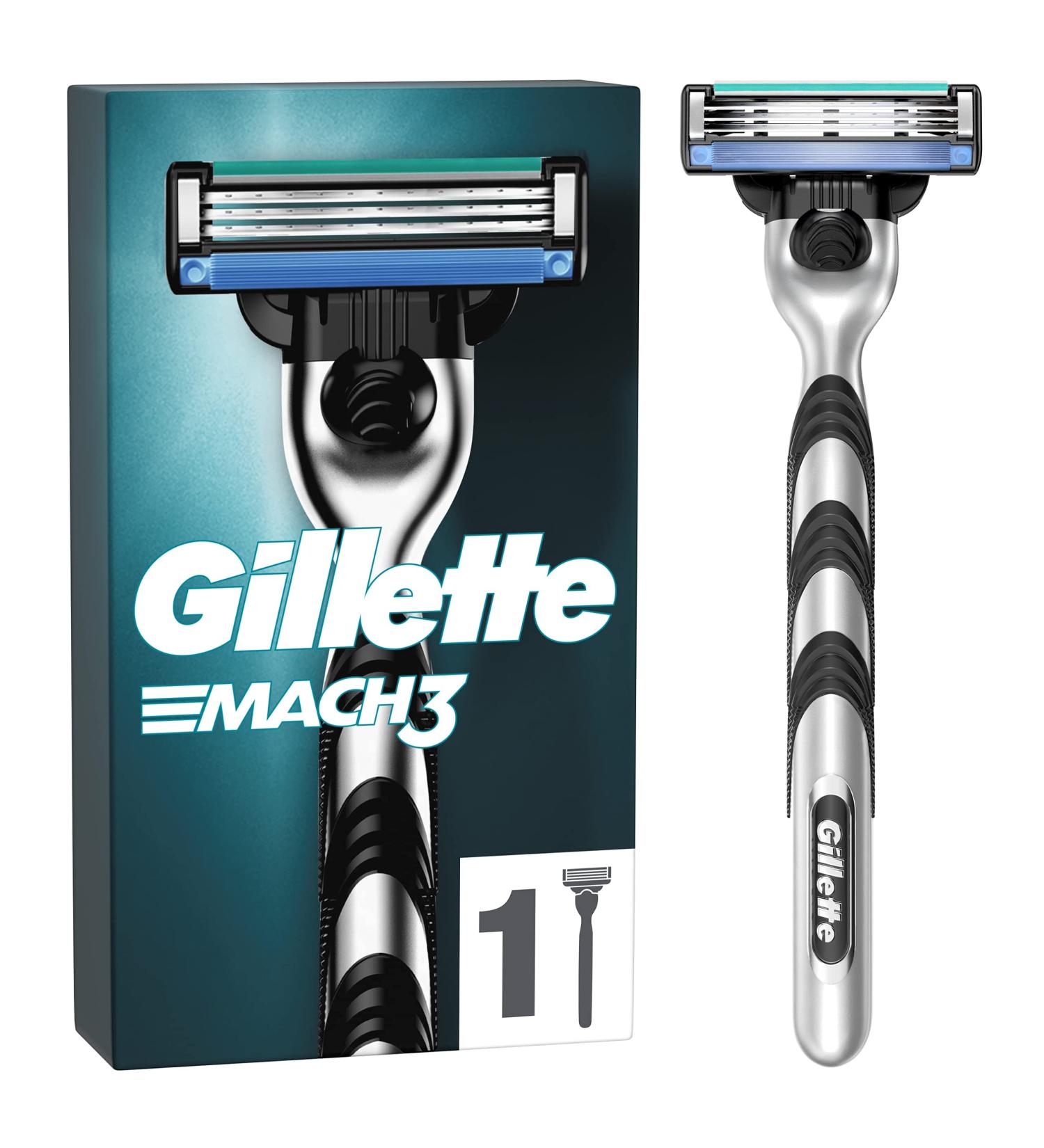 Buy Gillette Mach3 Multicoloured Razor - 1 Piece (1 Pack) | International Shipping Available - Buy Online on GoSupps.com