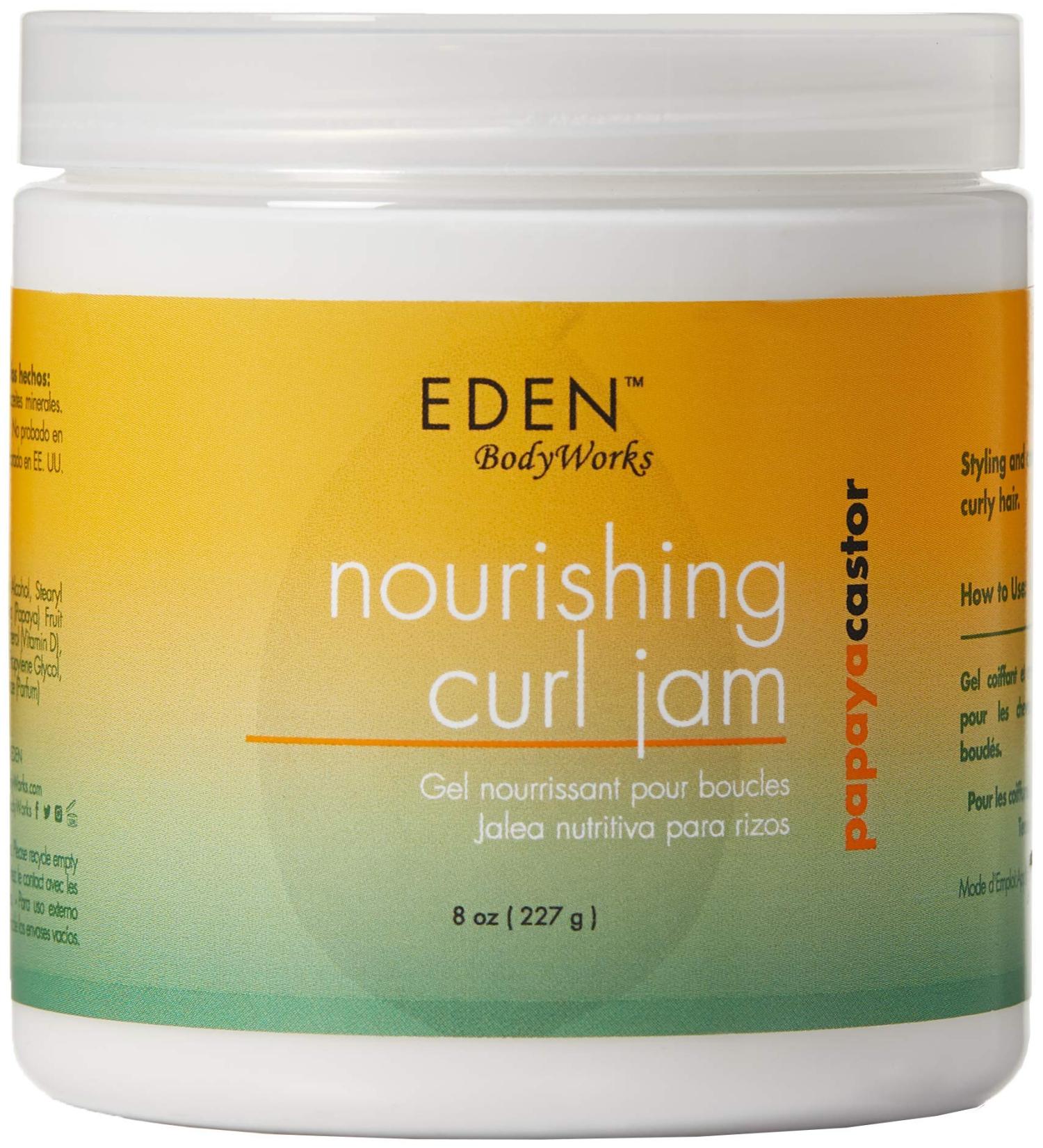 EDEN BodyWorks Papaya Castor Nourishing Curl Jam 8 oz - Frizz Control, Moisturizing Hair & Scalp - Buy Online on GoSupps.com