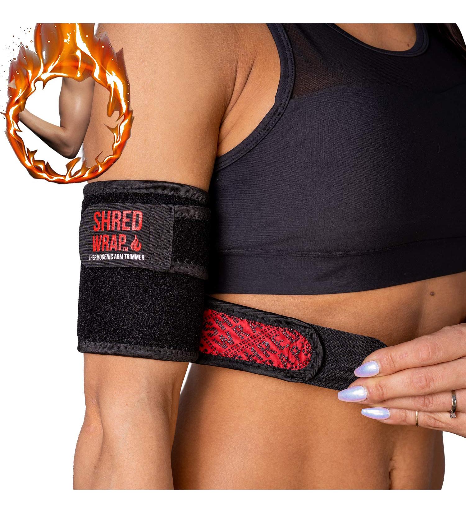 Iron Bull Strength Shred Wraps for Arms - Thermogenic Arm Trimmers for Weight Loss - Premium Fat Burning Bands with Slimming Technology - Arm Body Wraps Toner and Shaper Medium - Buy Online on GoSupps.com