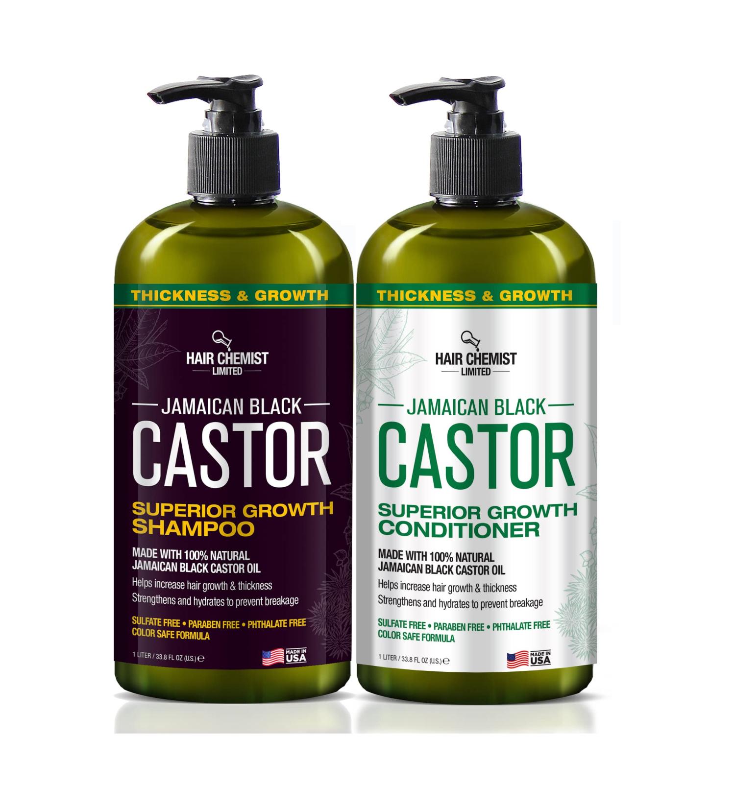 Buy Hair Chemist Superior Growth Jamaican Black Castor Shampoo & Conditioner 33.8oz | 2-PC Set for Hair Growth - International Shipping Available - Buy Online on GoSupps.com