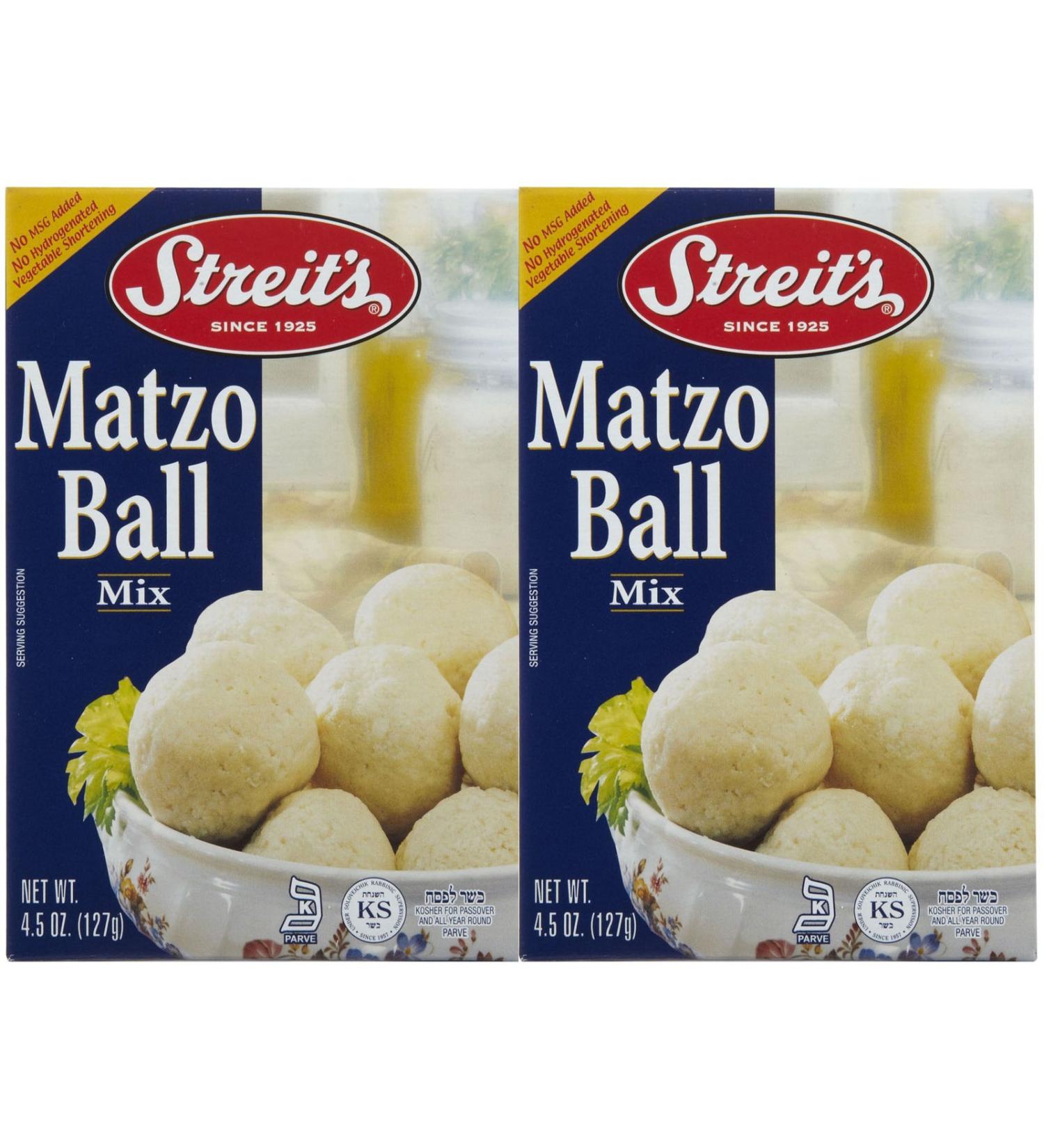 Streit's Matzo Ball Mix Kosher For Passover 4.5-Ounce (2-Pack) 4.5 Ounce (Pack of 2)