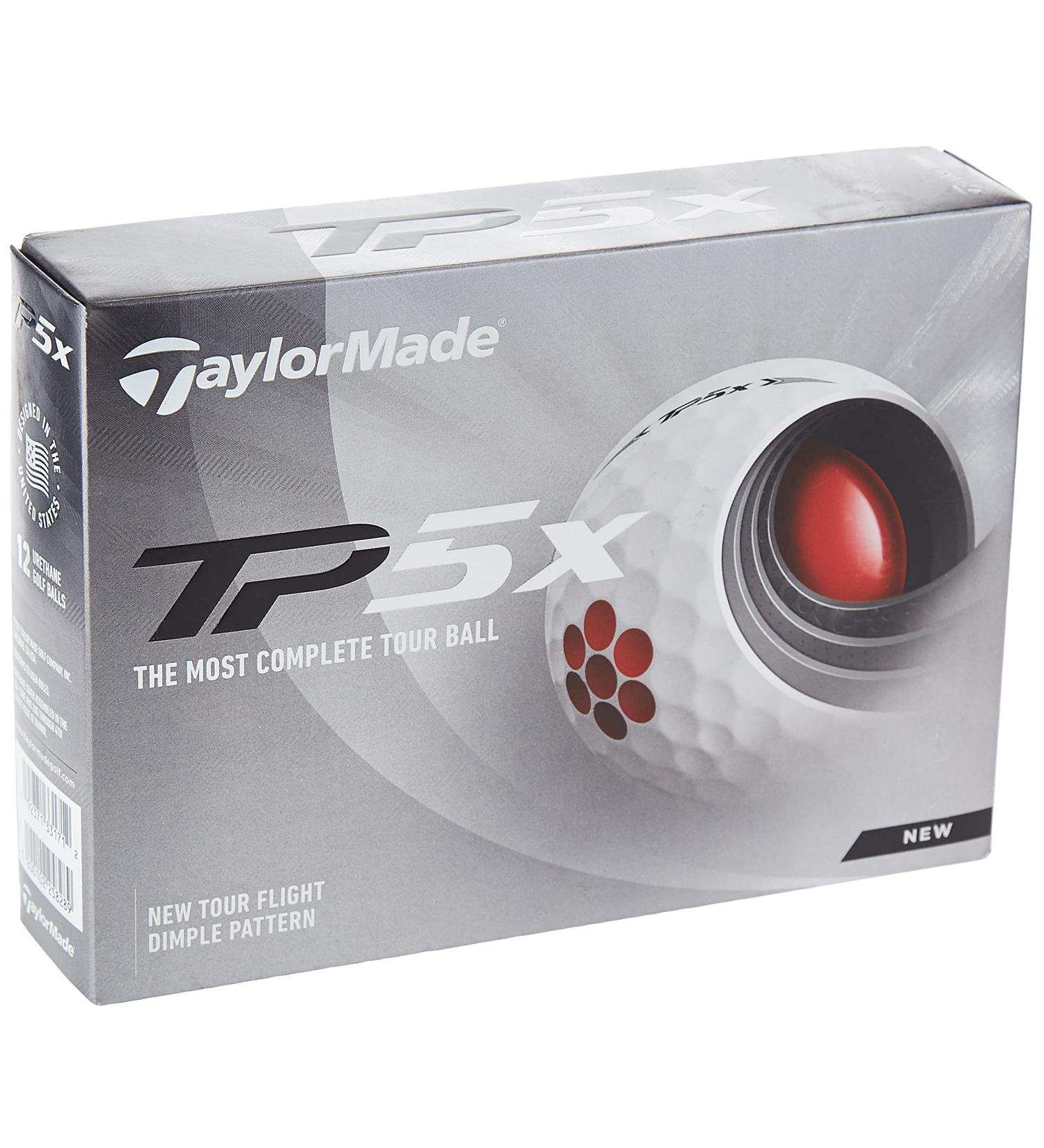 Taylor Made TP5x Golf Balls White - Premium Performance for Exceptional Distance and Control - Buy Online on GoSupps.com
