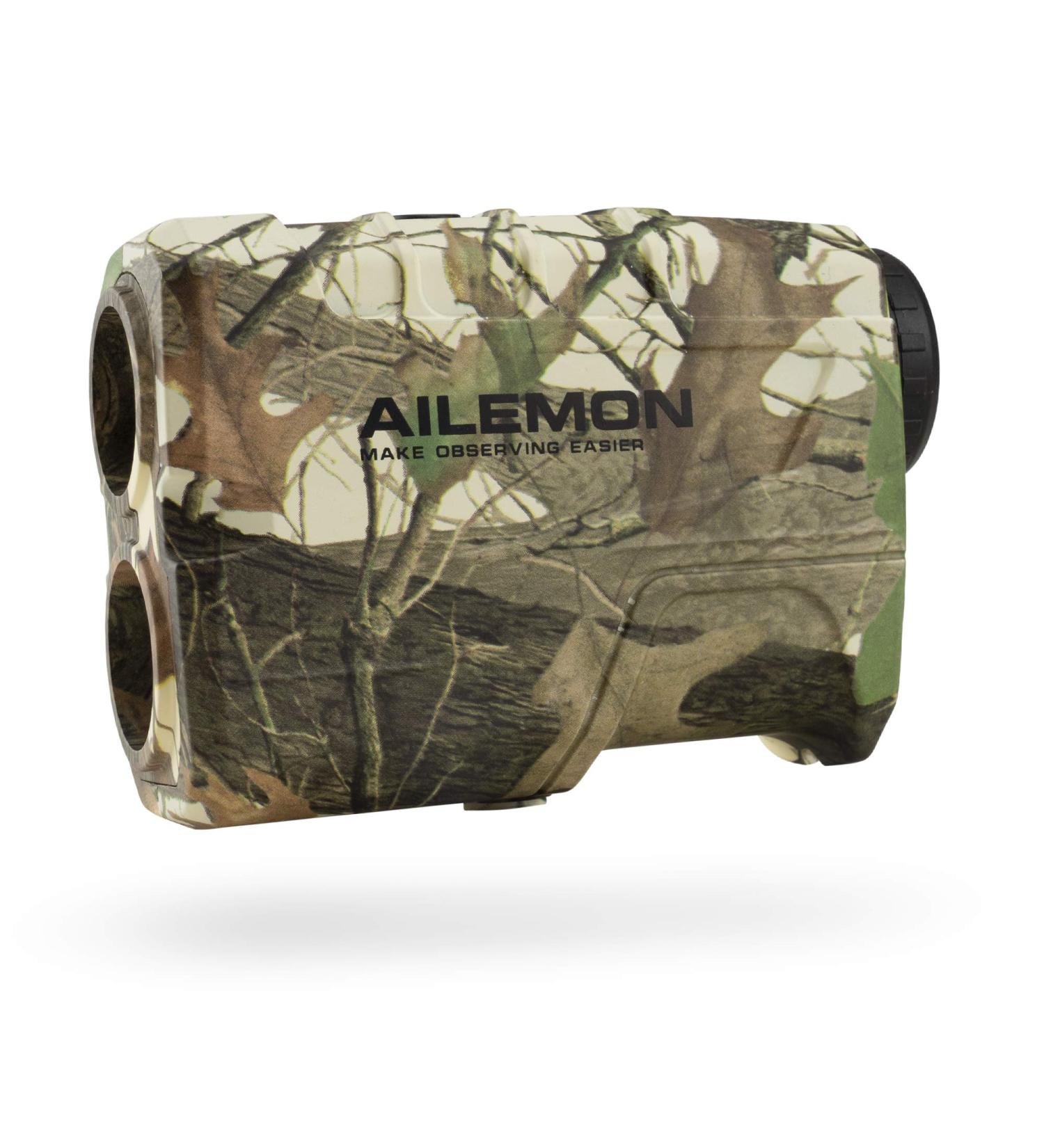 AILEMON 6X Laser Range Finder | Rechargeable Golf & Hunting Rangefinder | 650/1200Y Distance Measuring | Slop, Flaglock, High-Precision | Outdoor Wild Camo2 - Buy Online on GoSupps.com