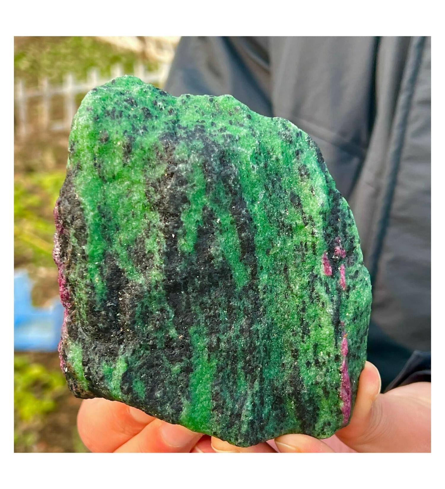 Natural red and Green raw Stone Samples Decoration ZJGIDTEM (Size : 100g) - Buy Online on GoSupps.com