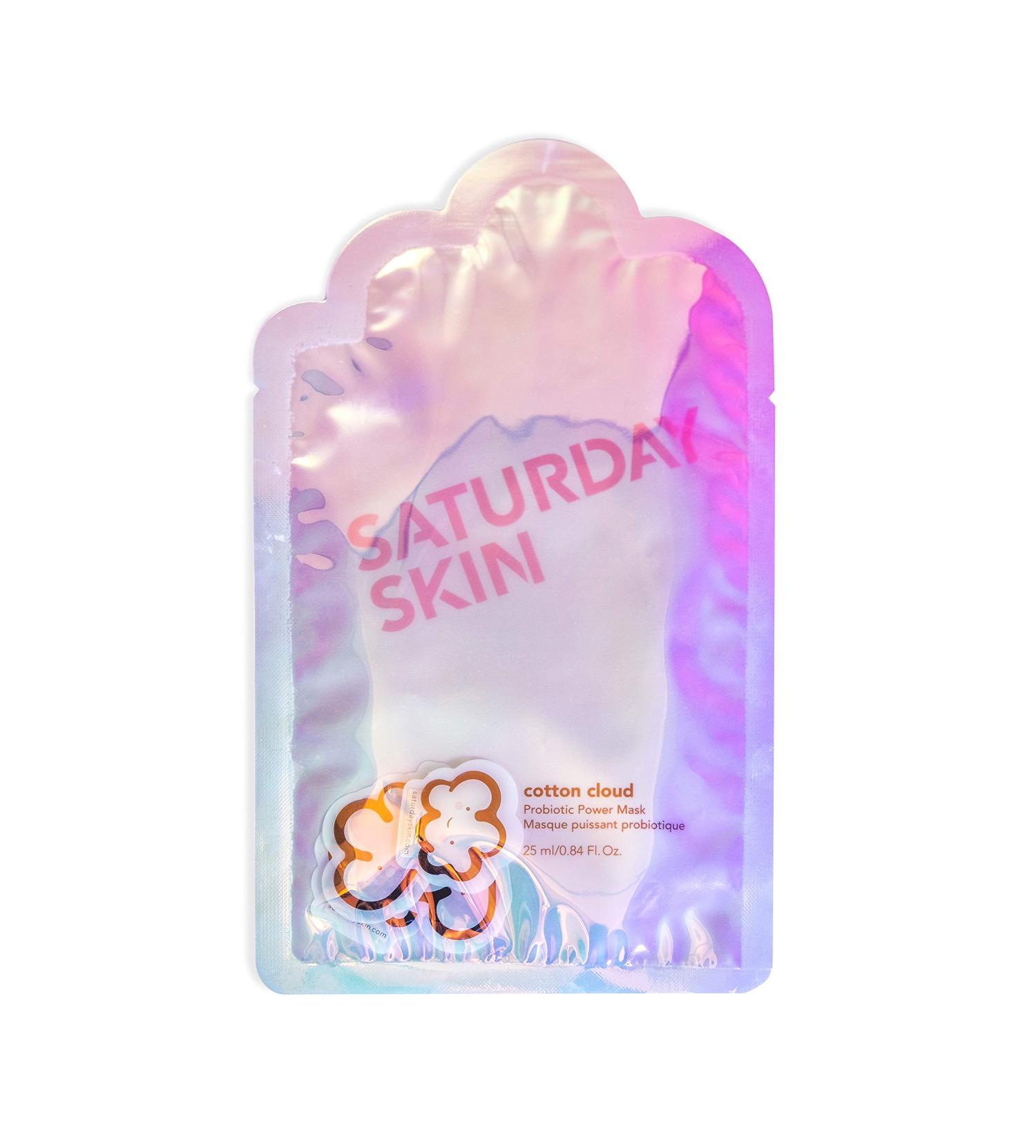 Saturday Skin Cotton Cloud Probiotic Power Beauty Mask - Hydrating Sheet Mask 0.84 fl oz - Buy Online on GoSupps.com