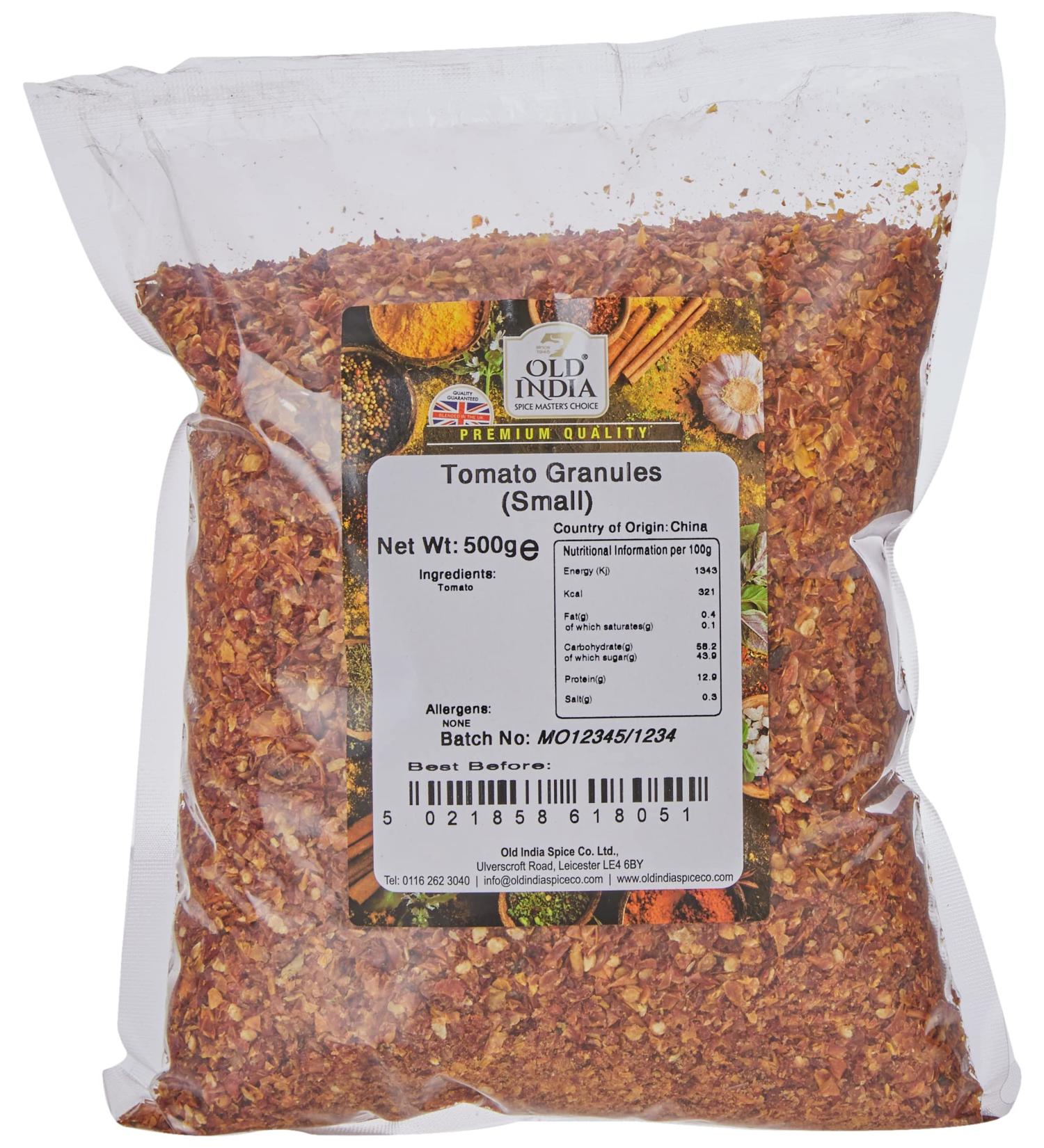 Old India Tomato Granules (Small) 500g - Buy Online on GoSupps.com