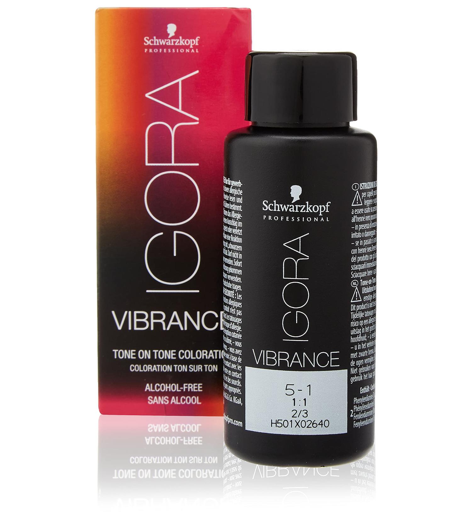 Schwarzkopf Igora Vibrance 5-1 Light Brown Cendr - International Shipping Available | Quality Hair Color 1 Piece (1 Pack) - Buy Online on GoSupps.com