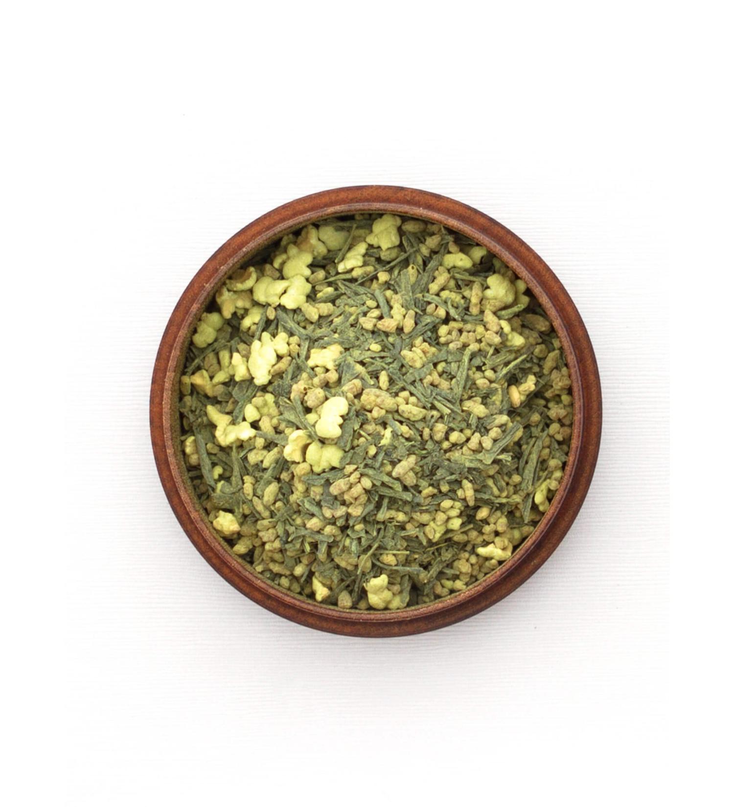  ORYOKI Japanese Genmaicha 'n' Matcha green tea organic premium 100g loose leaf unflavored. Small garden in Fukuoka. Sencha invigorating matcha natural reddish and stamped rice. - Buy Online on GoSupps.com