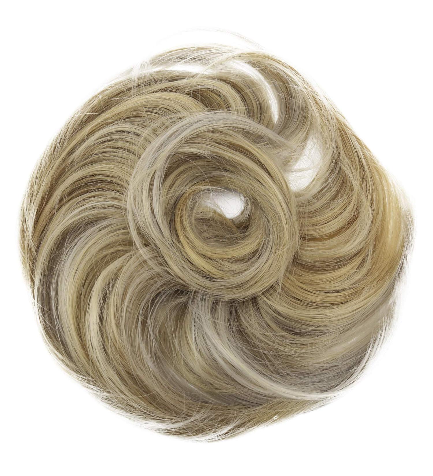 CAISHA by PRETTYSHOP Synthetic Fiber Hairpiece Scrunchie Updo | Blond Mix G32B #25H101 - Buy Online on GoSupps.com