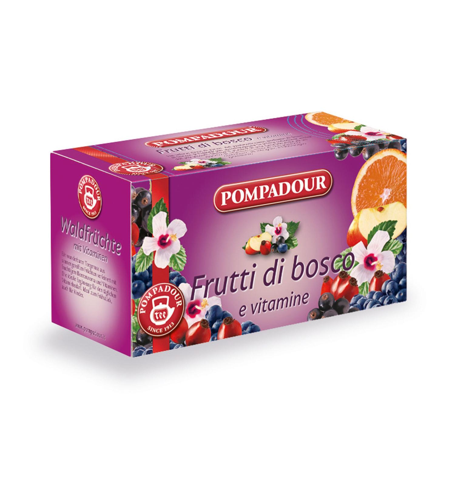  Pompadour Pompadour Infections Mix Fruits by Bosco 20 sachets - Buy Online on GoSupps.com