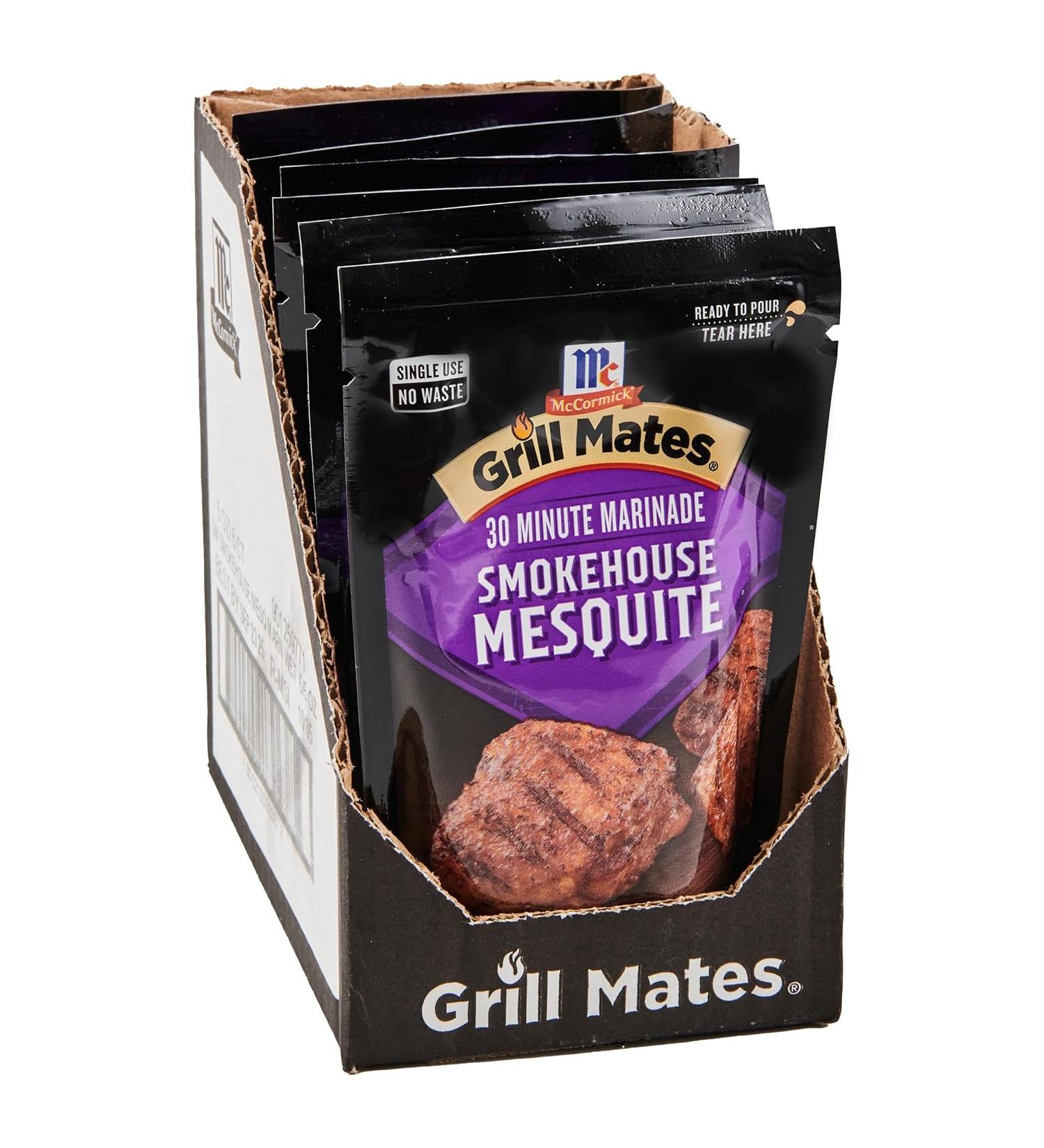 McCormick Grill Mates Smokehouse Mesquite 30 Minute Marinade - Pack of 6 - Mesquite  Chicken - 5 Oz. - Buy Online on GoSupps.com