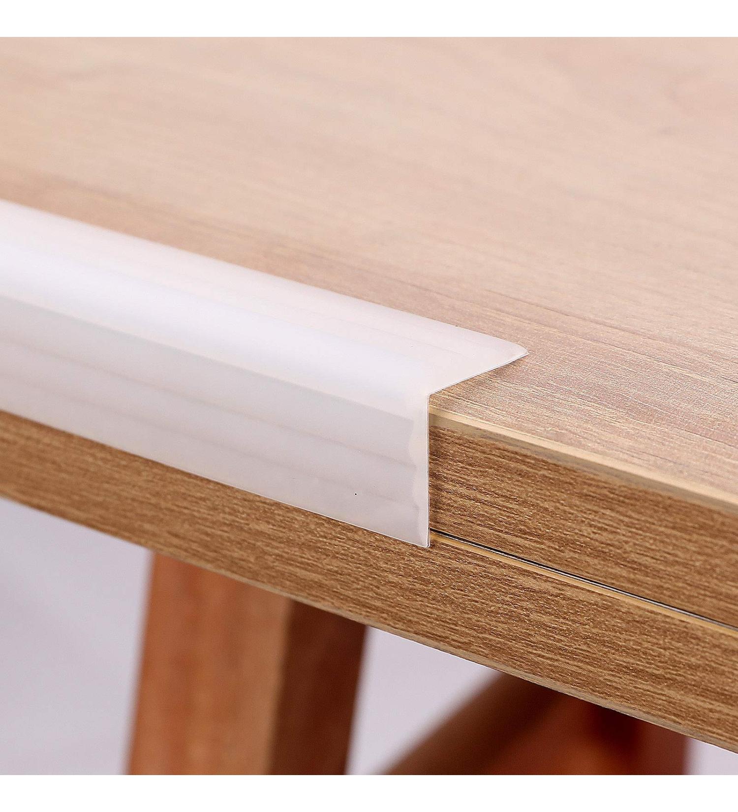 LONGFITE Table Wall Edge Protector 6.56 ft 8 Pack Clear Corner Guards for Furniture & Fireplace Safety - Baby Proofing with Wide Coverage and Safe Silicone Material - Buy Online on GoSupps.com