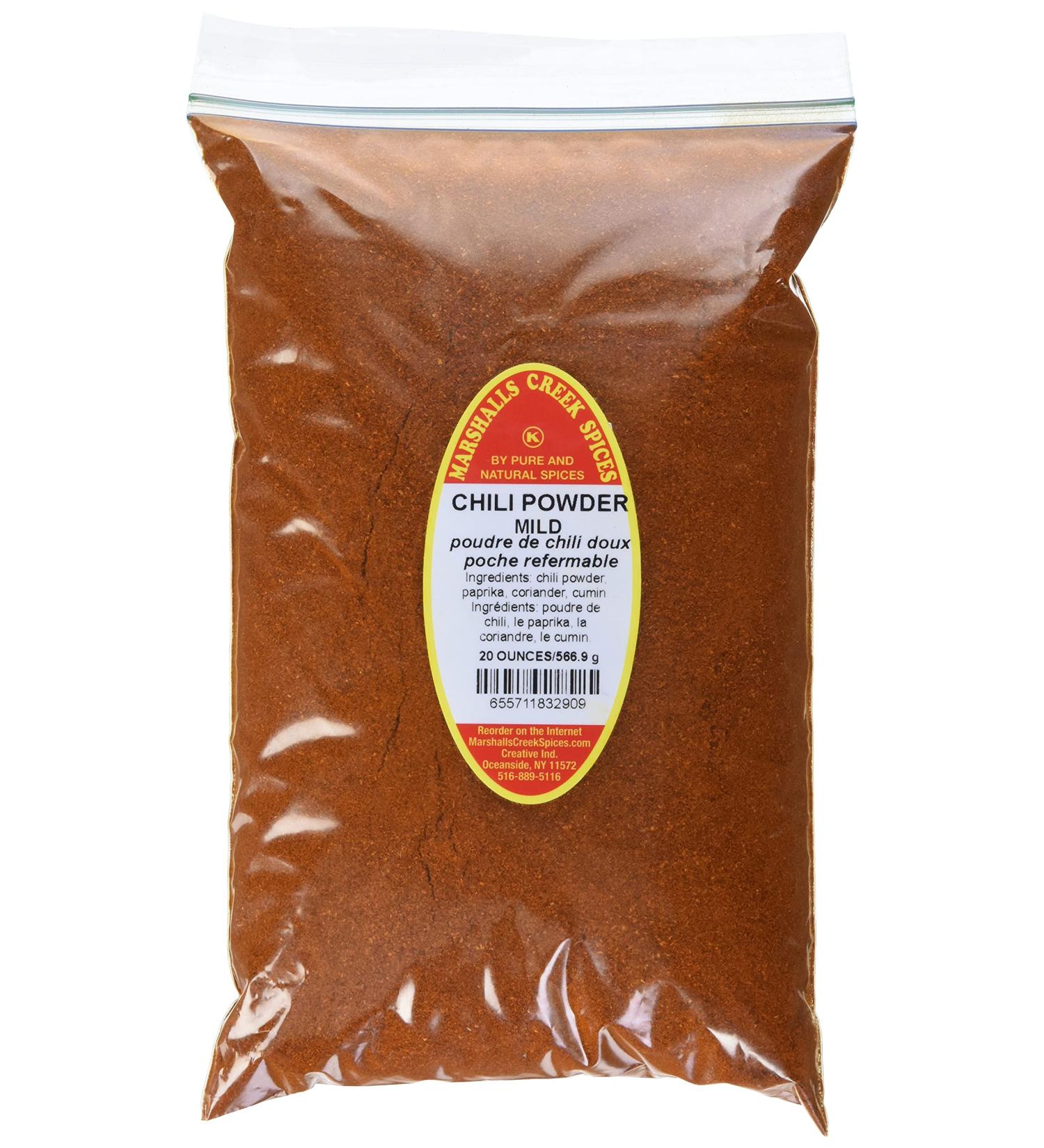 Marshalls Creek Spices Marshalls Creek Kosher Spices XL Chili Powder Mild Refill 20 Oz. 20 ounces - Buy Online on GoSupps.com