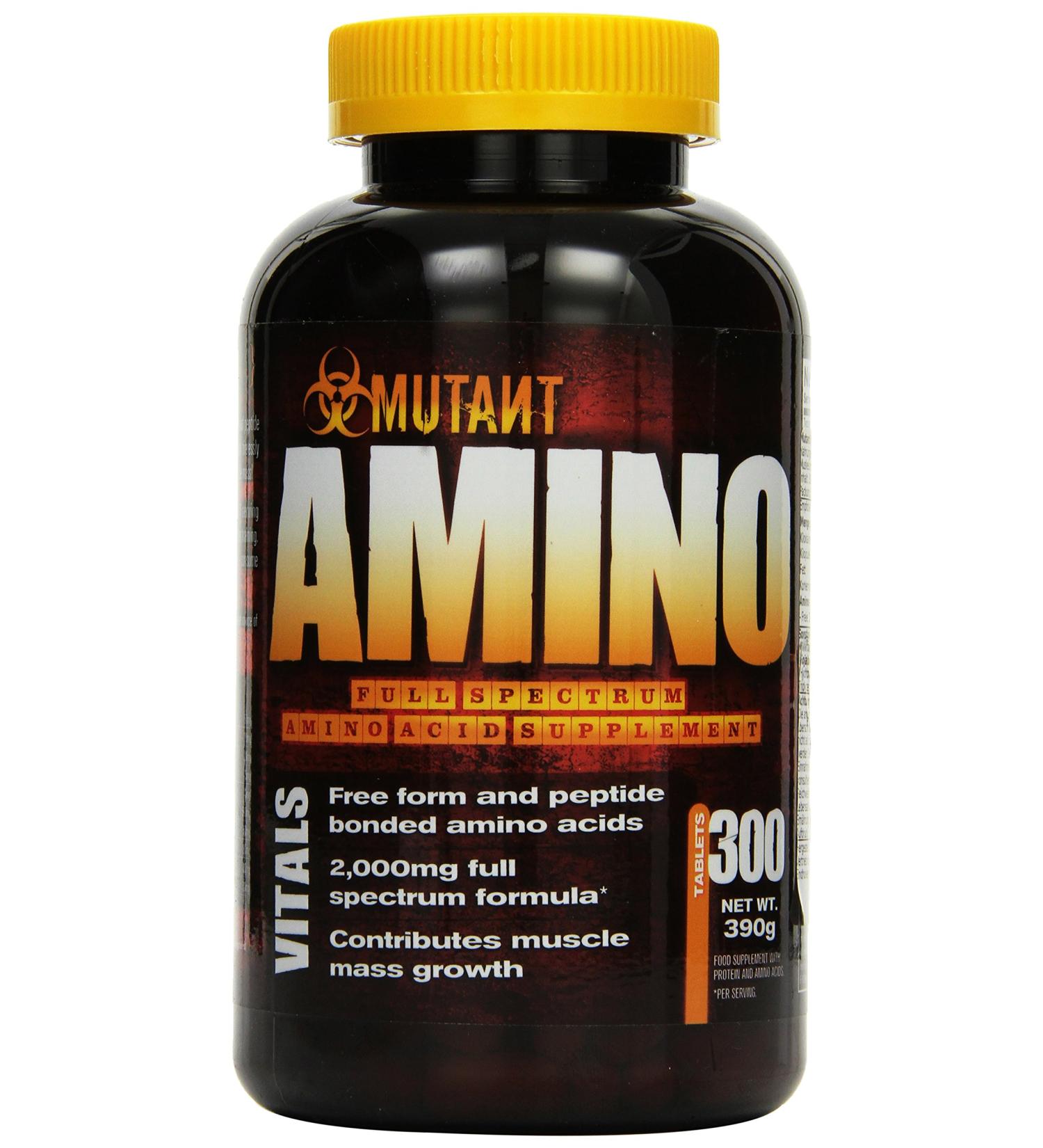 Buy Mutant Amino 300 Tablets - Premium Amino Acid Supplement - 390g - Fast International Shipping - Buy Online on GoSupps.com