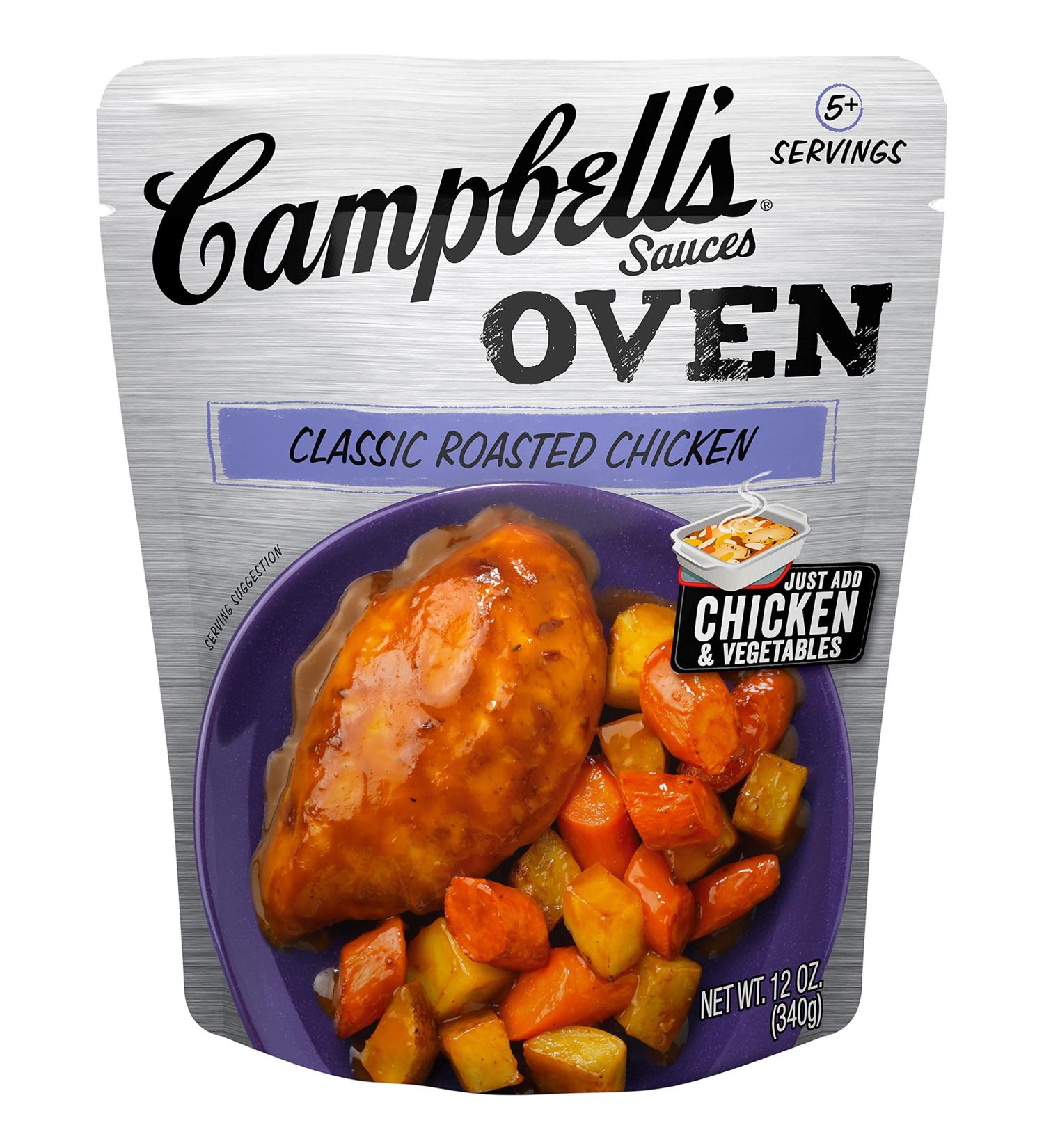 Campbell's Oven Sauces Classic Roasted Chicken 12 Oz - Pack of 6 - Buy Online on GoSupps.com