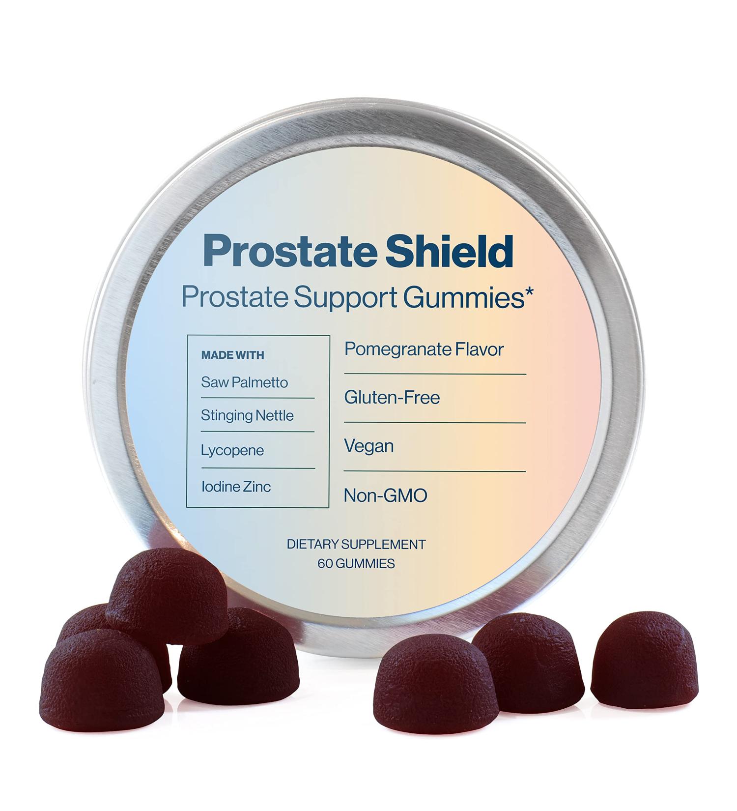 Prostate Shield Gummies - Men's Prostate Health Supplement with Saw Palmetto & Lycopene - Buy Online on GoSupps.com