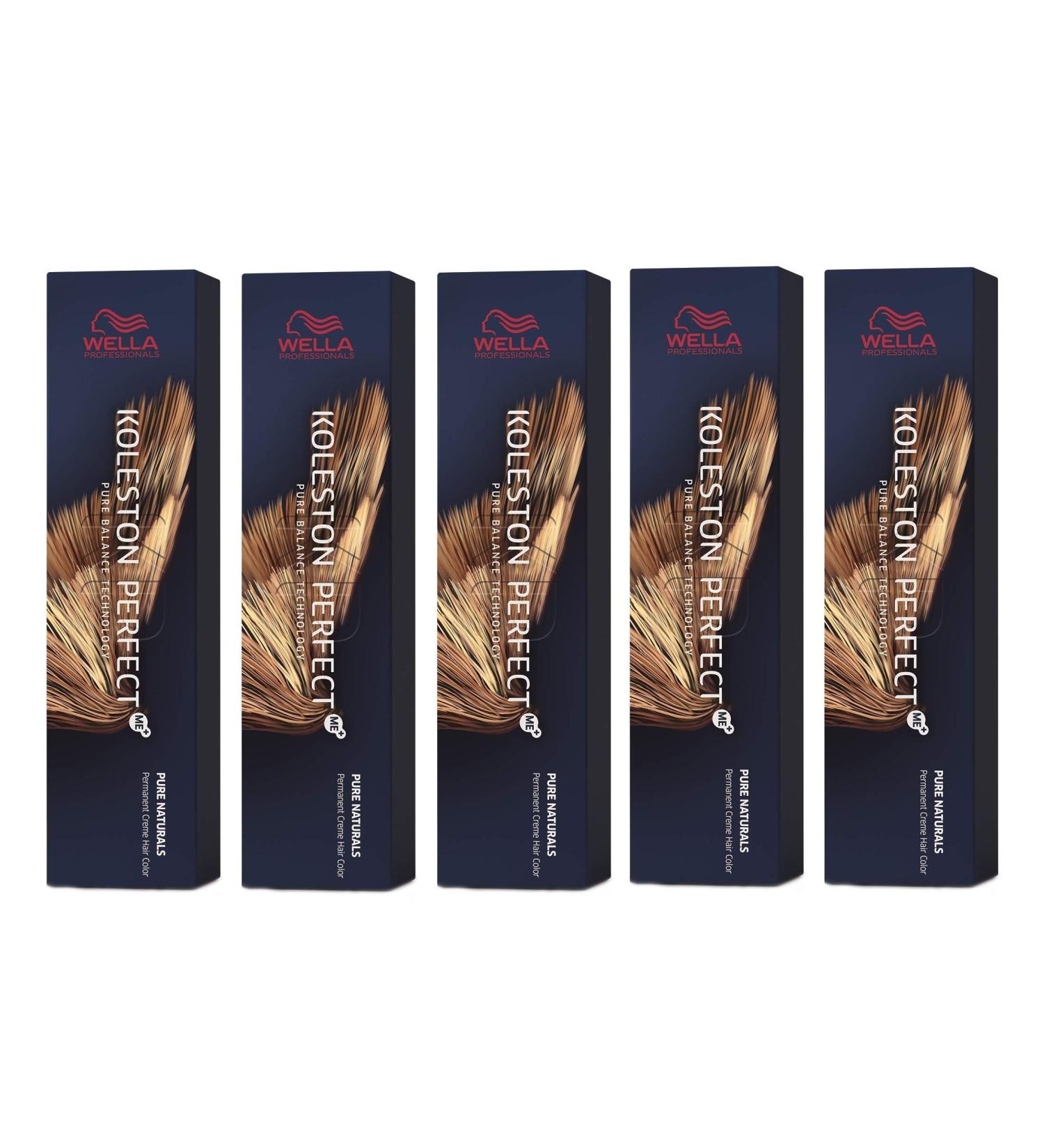 5er Wella Koleston Perfect ME+ 5/0 Light Brown 60 ml