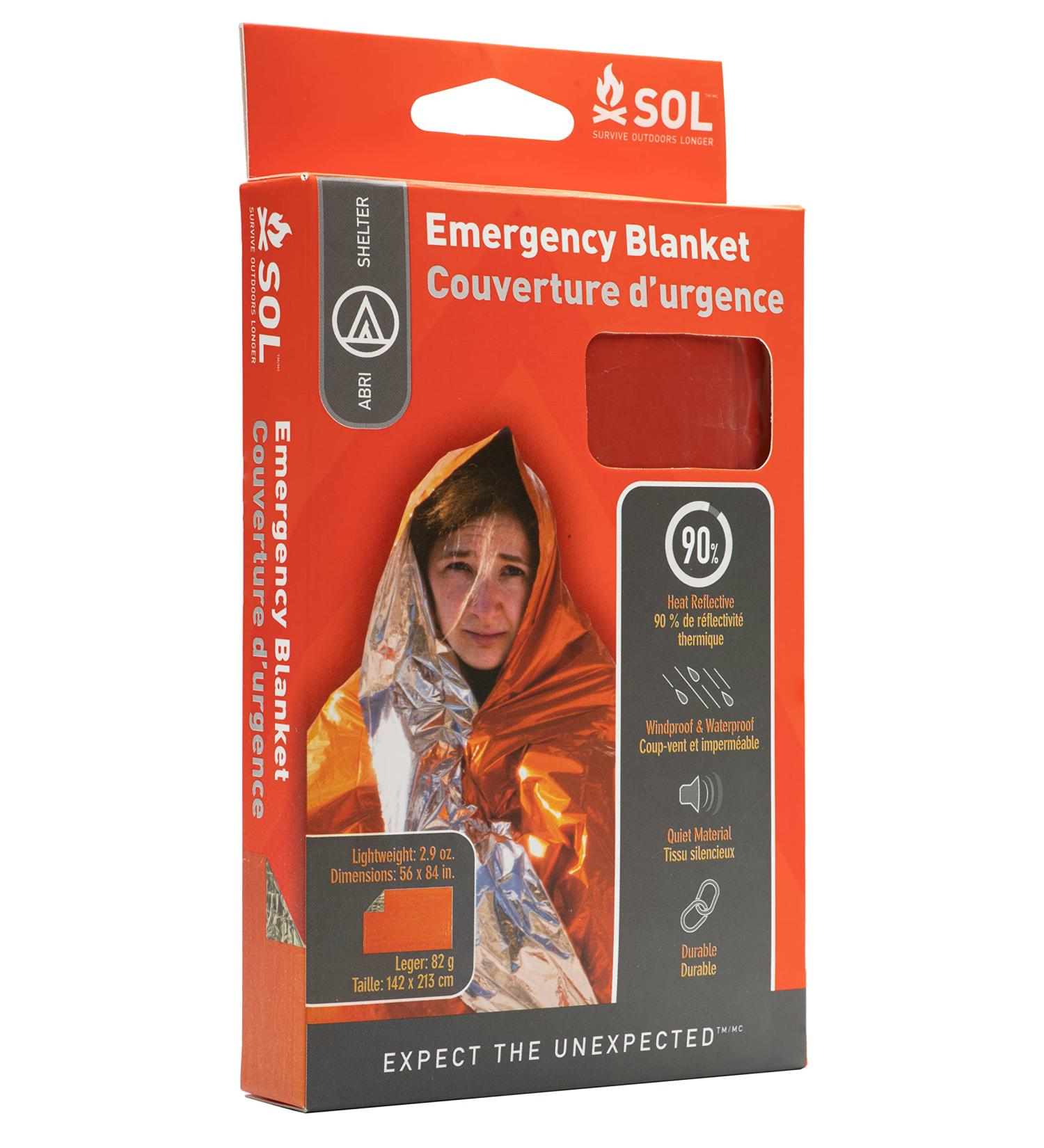 Adventure Medical Kit Emergency Blanket for One Person - Lightweight Survival Gear for Outdoor Safety - Buy Online on GoSupps.com