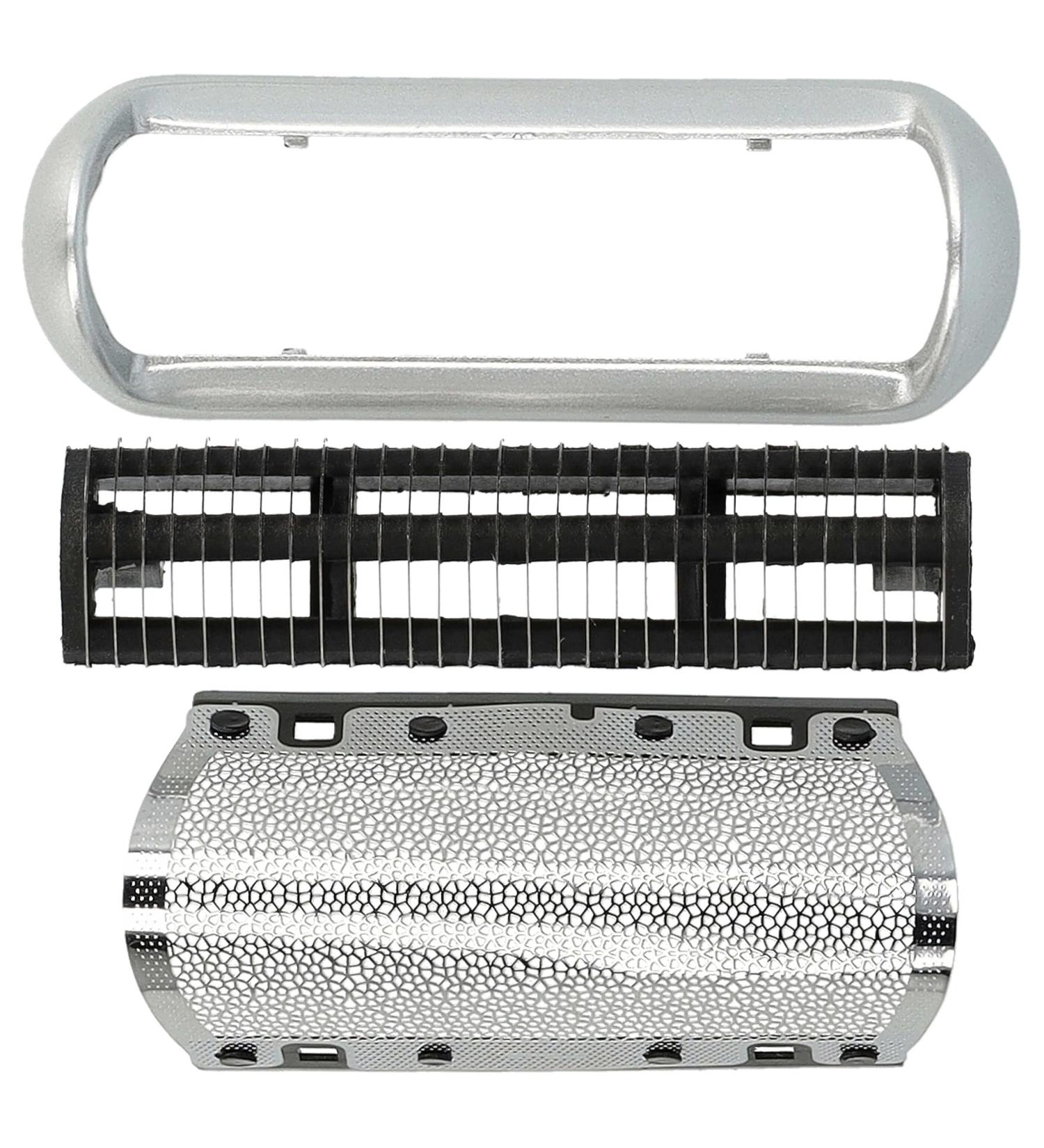 vhbw Combo Pack Shaving Parts for Braun MobileShave M-90 - Foil & Knife Block Black/Silver - International Shipping Available - Buy Online on GoSupps.com