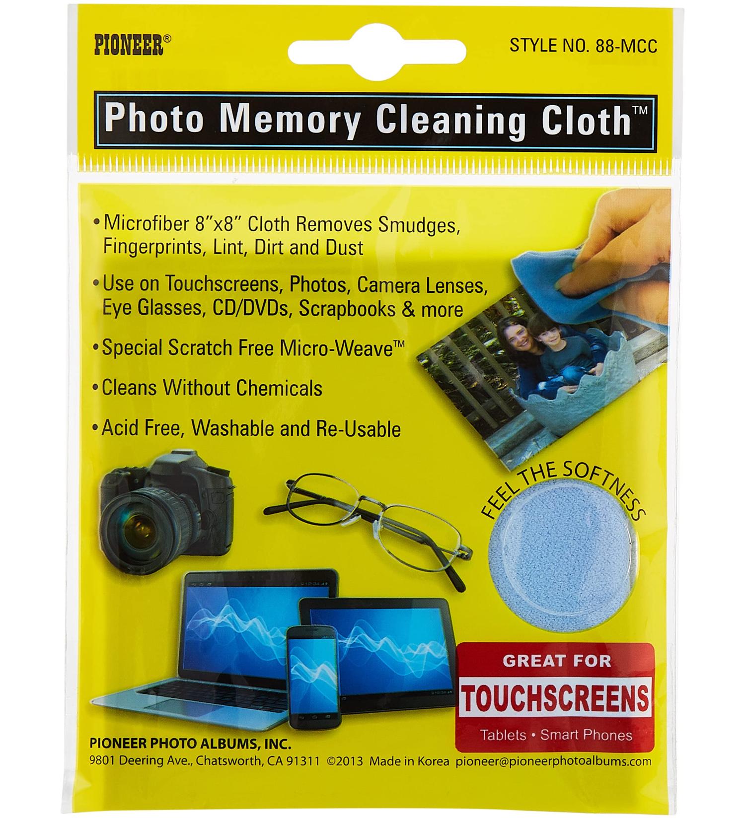 Pioneer Photo 88-MCC Microfiber Cloth, Blue