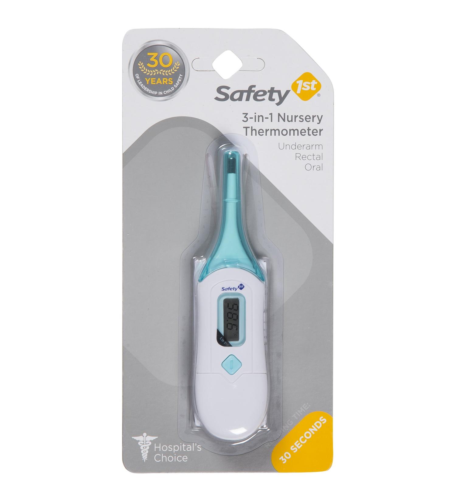 Safety 1st 3-in-1 Nursery Thermometer: Accurate Baby Monitoring & Temperature Check - Buy Online on GoSupps.com