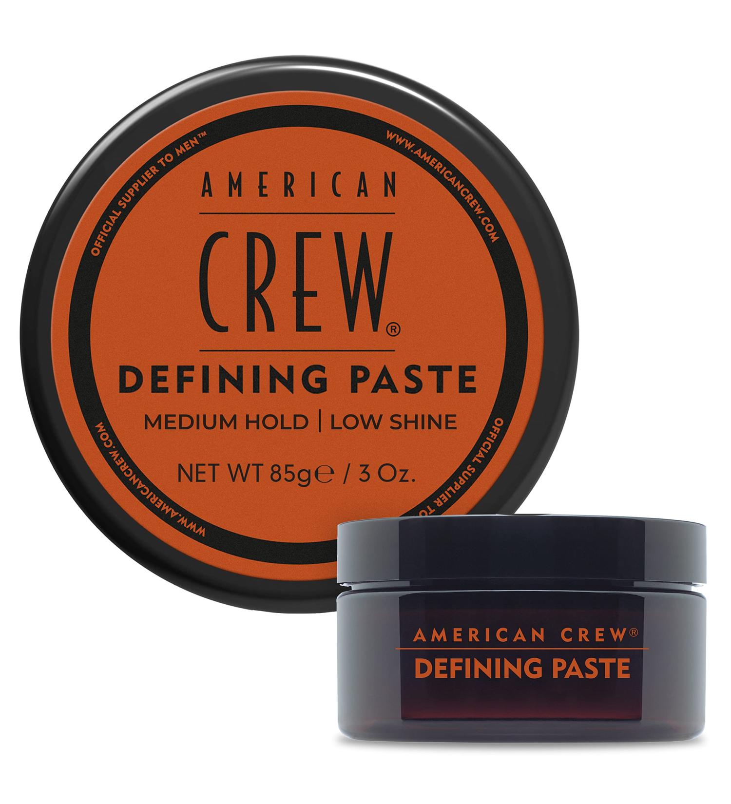 American Crew Men's Hair Defining Paste - 3 Oz Medium Hold & Low Shine Hair Gel - Buy Online on GoSupps.com