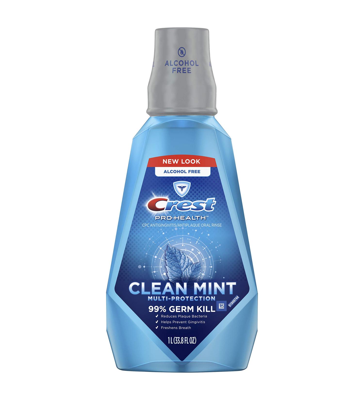 Crest ProHealth Multi-Protection Mouthwash - Clean Mint 33.8 fl oz - Buy Online on GoSupps.com