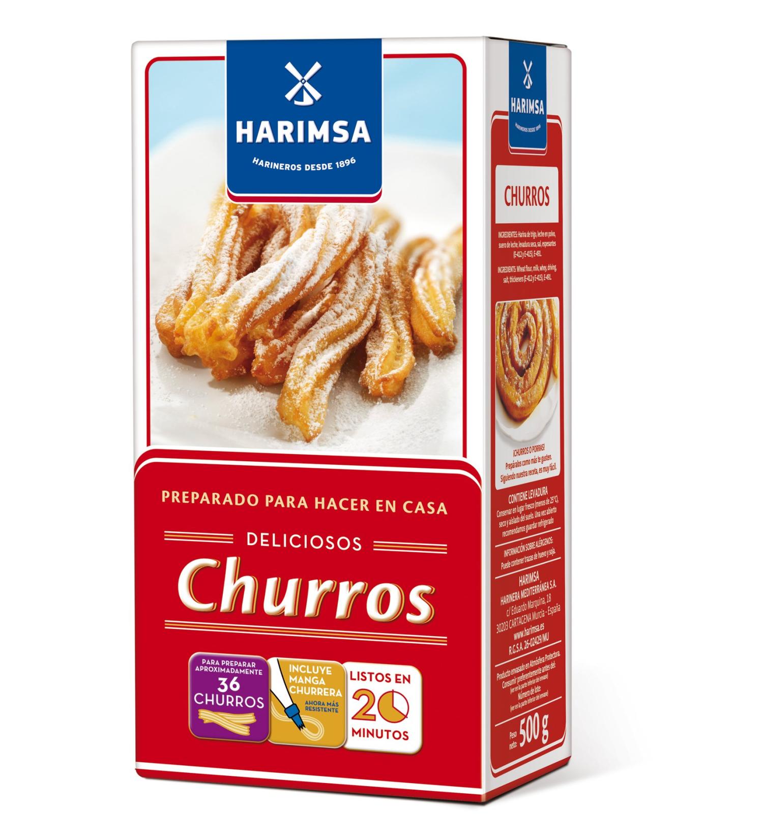 Harimsa Churro Mix - Authentic Spanish Doughnut Making Mix 500g - Buy Online on GoSupps.com