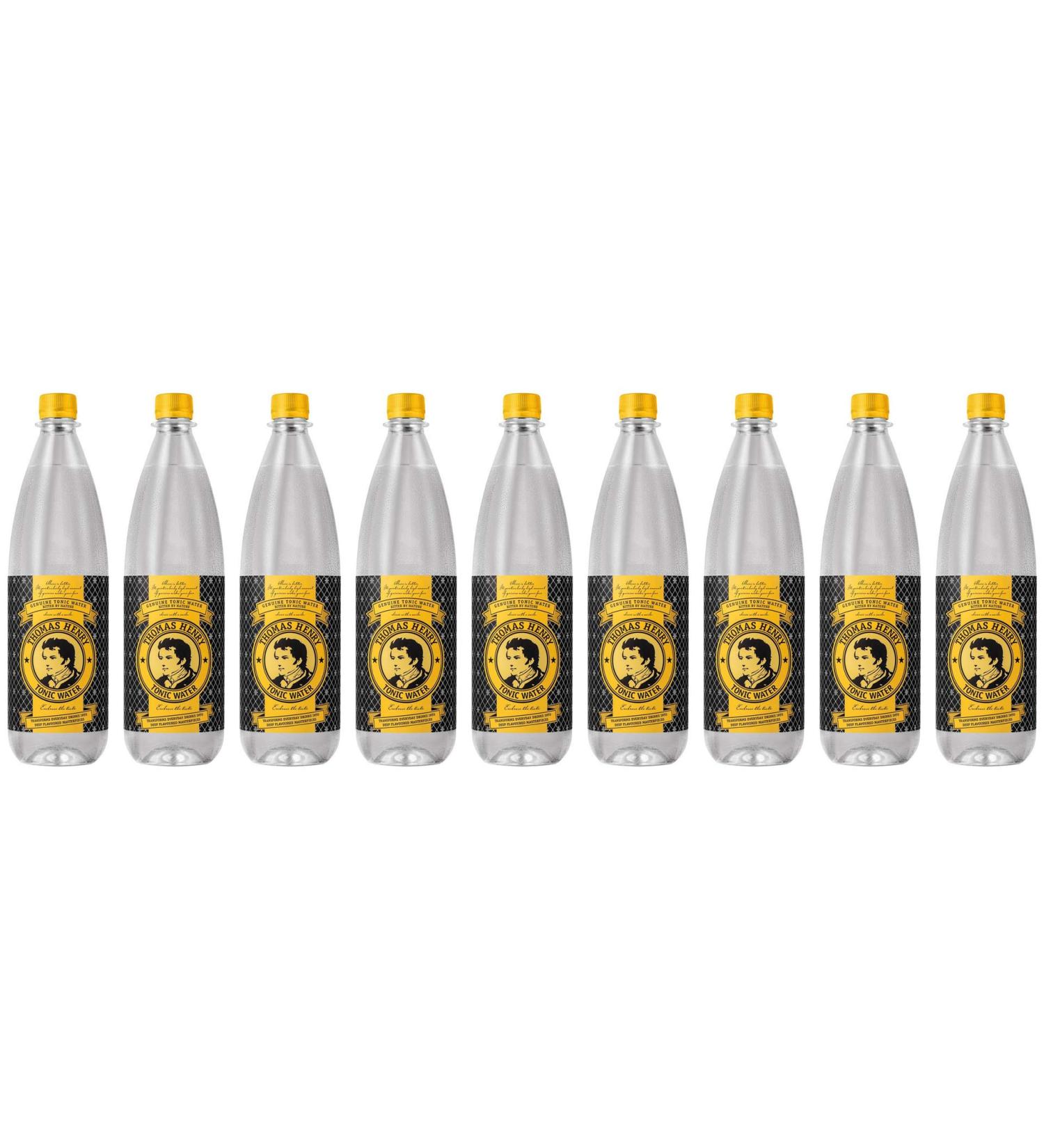 Buy 9 Bottles of Thomas Henry Tonic Water (1L) Eco-Friendly Refillable Deposit Only 1.35 - International Shipping Available - Buy Online on GoSupps.com