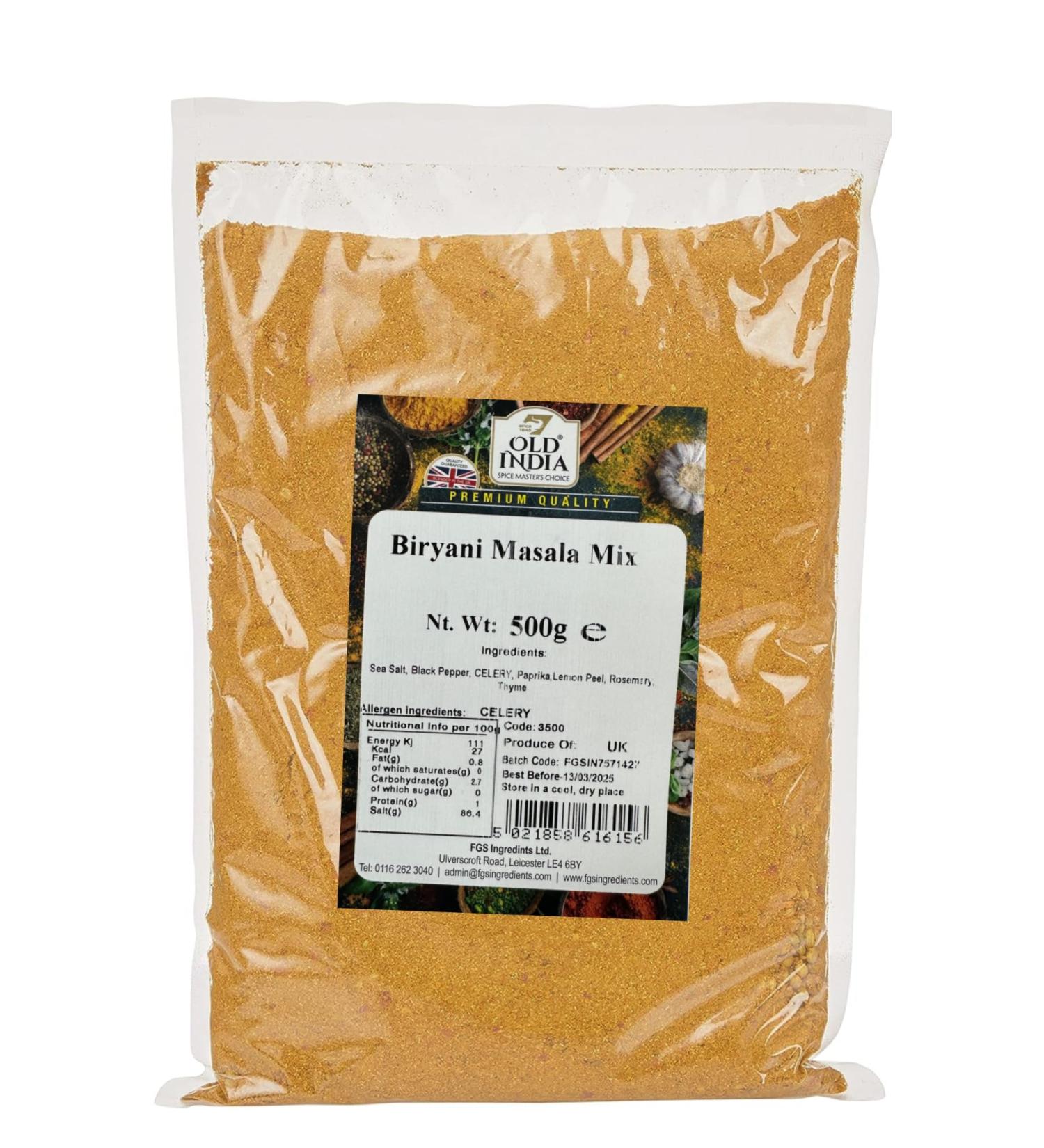 Old India Biryani Masala Mix 500g 500 g