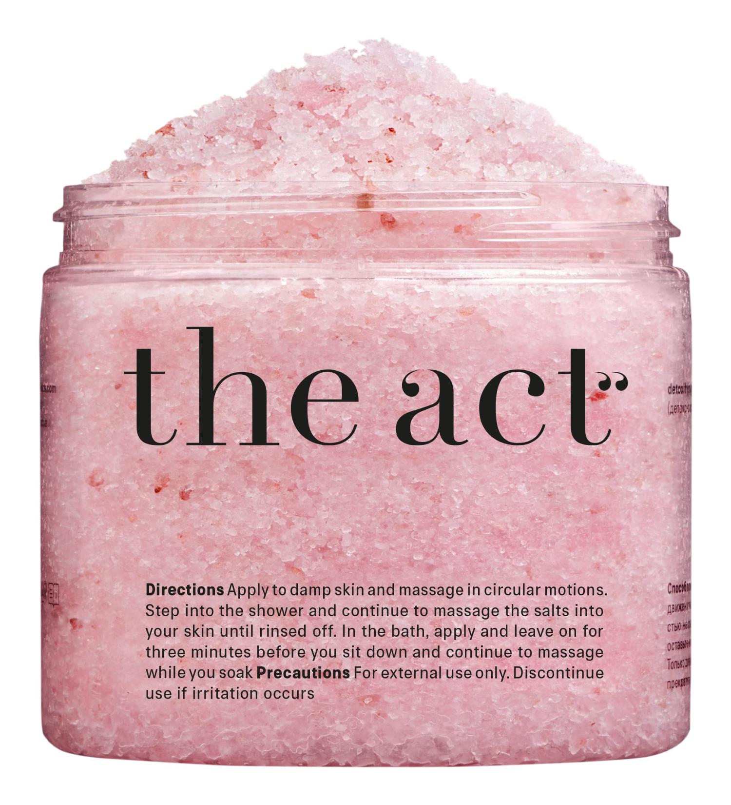 The Act Himalayan Salt Scrub 10.58 oz - Energizing Leg Scrub with Grapefruit Oil - Dead Sea Salt Exfoliator for Smooth Skin - Buy Online on GoSupps.com