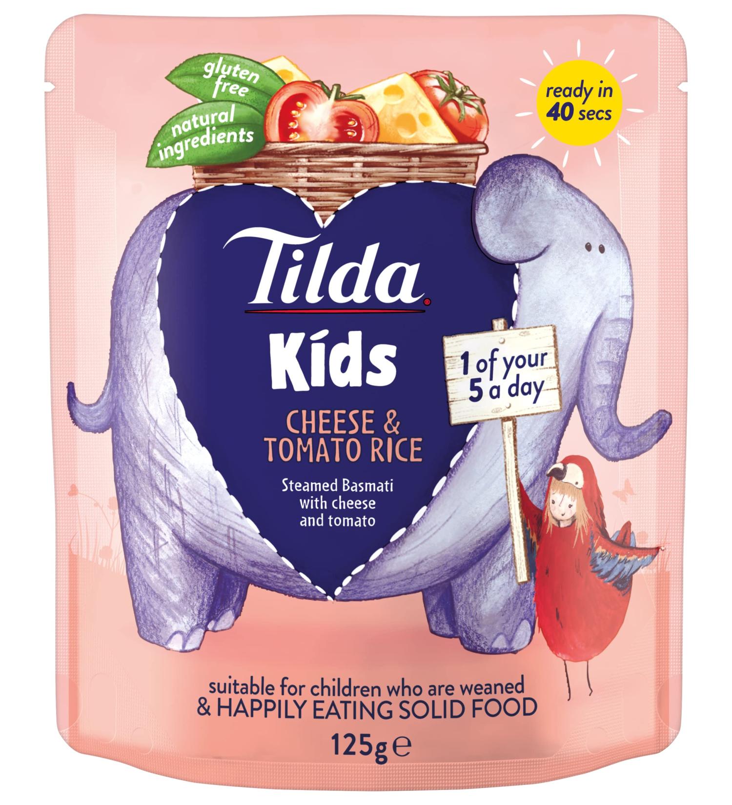  Tilda Tilda Kids Cheese & Tomato Rice 125g - Buy Online on GoSupps.com