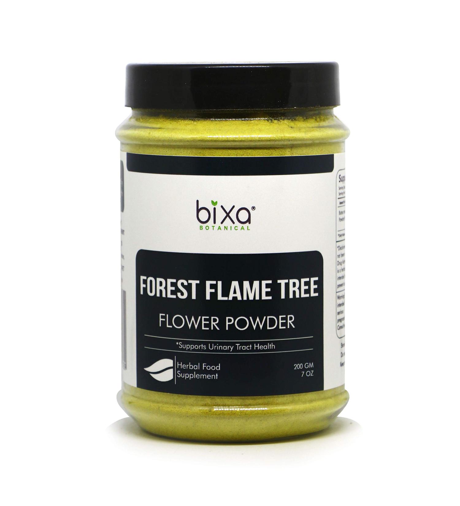 Bixa BOTANICAL Forest Flame Tree Powder | 7 Oz | Herbal Urinary Tract Health Supplement for Men and Women | Relieves Piles, Itching, Burning Discomfort - Buy Online on GoSupps.com