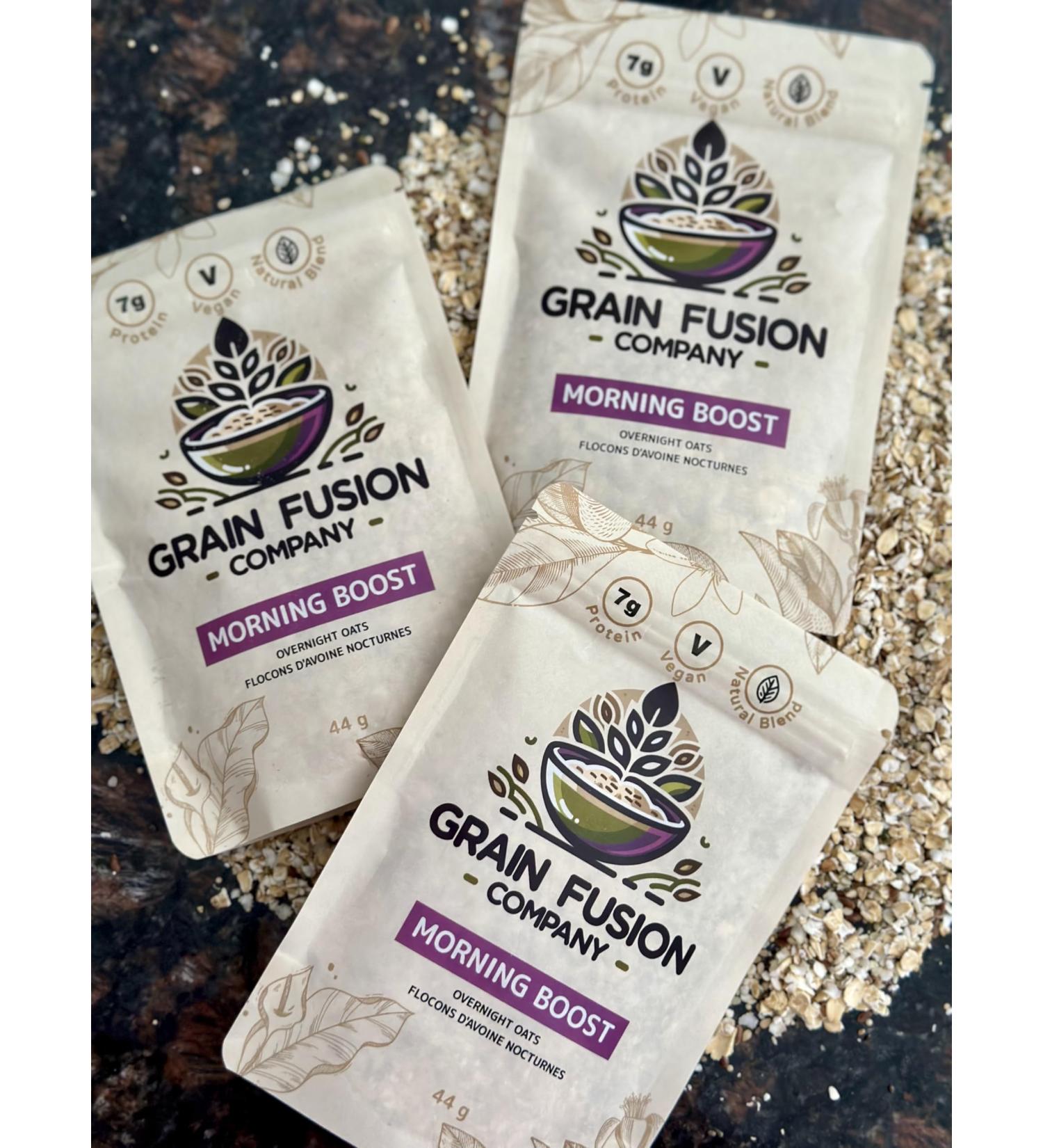 Overnight Oats - Organic - Vegan Friendly - High Protein - Morning Boost 44 g (Pack of 5) - Buy Online on GoSupps.com