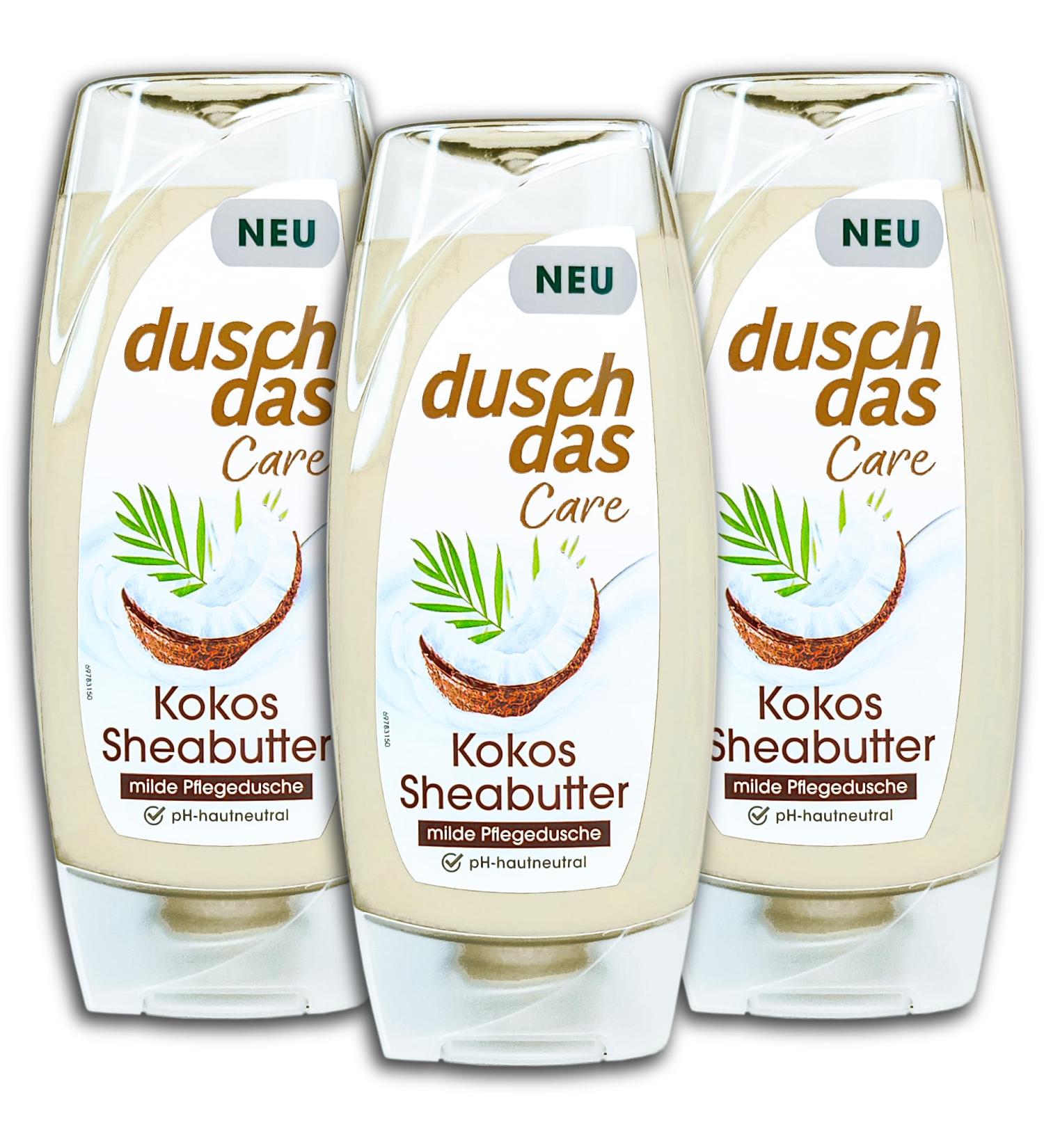 topDeal Care Coconut and Shea Butter Shower Gel 3 x 225 ml