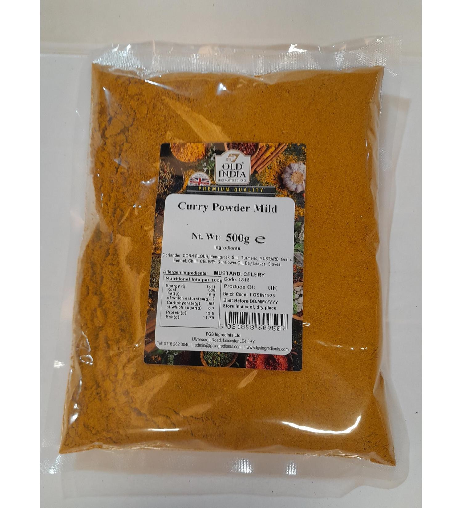 Old India Curry Powder Mild 500g