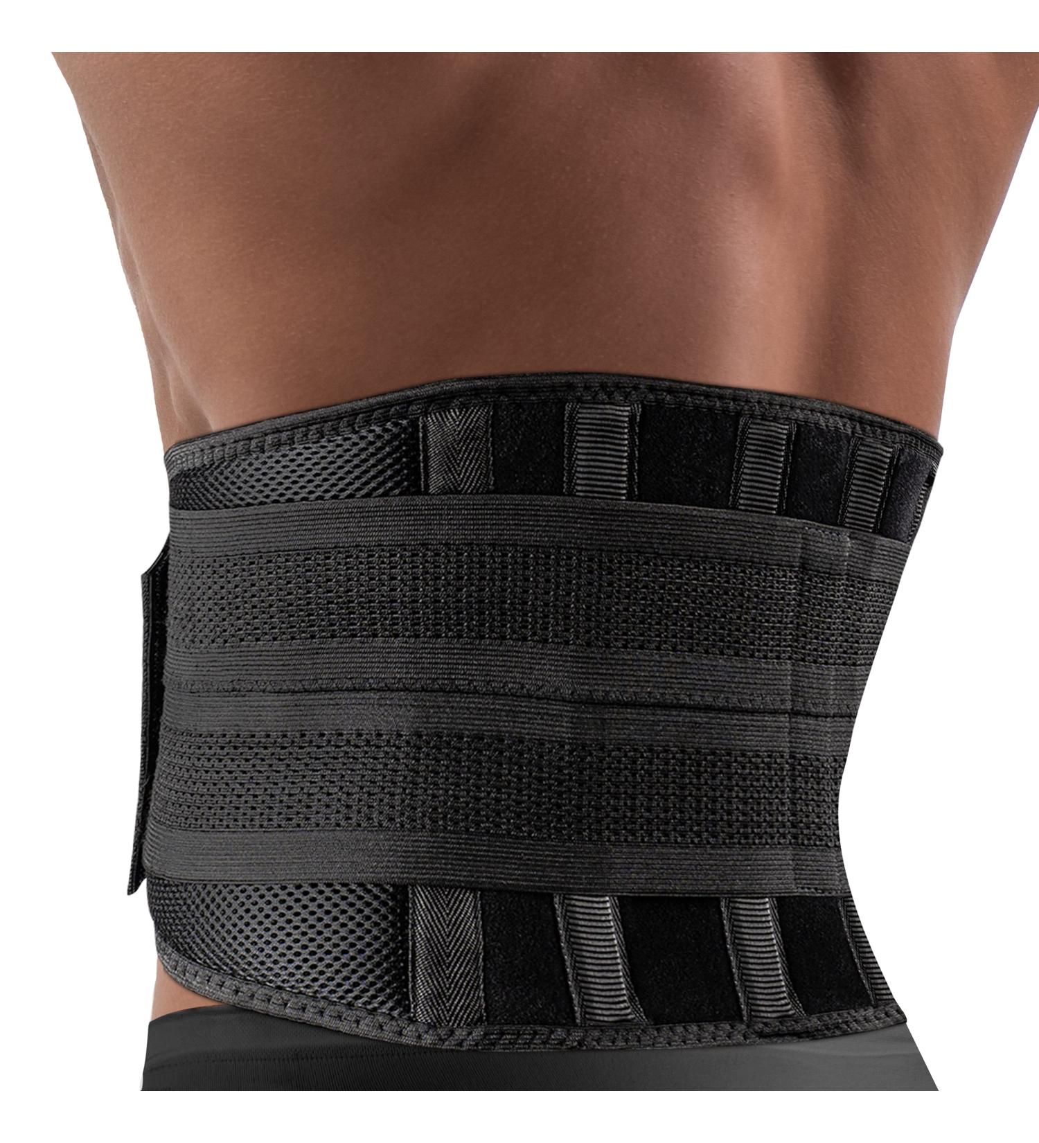 Cure Bobby Back Bandage | Breathable Back Belt for Men & Women - Pelvic Support with Struts - Available in 3 Sizes - Buy Online on GoSupps.com