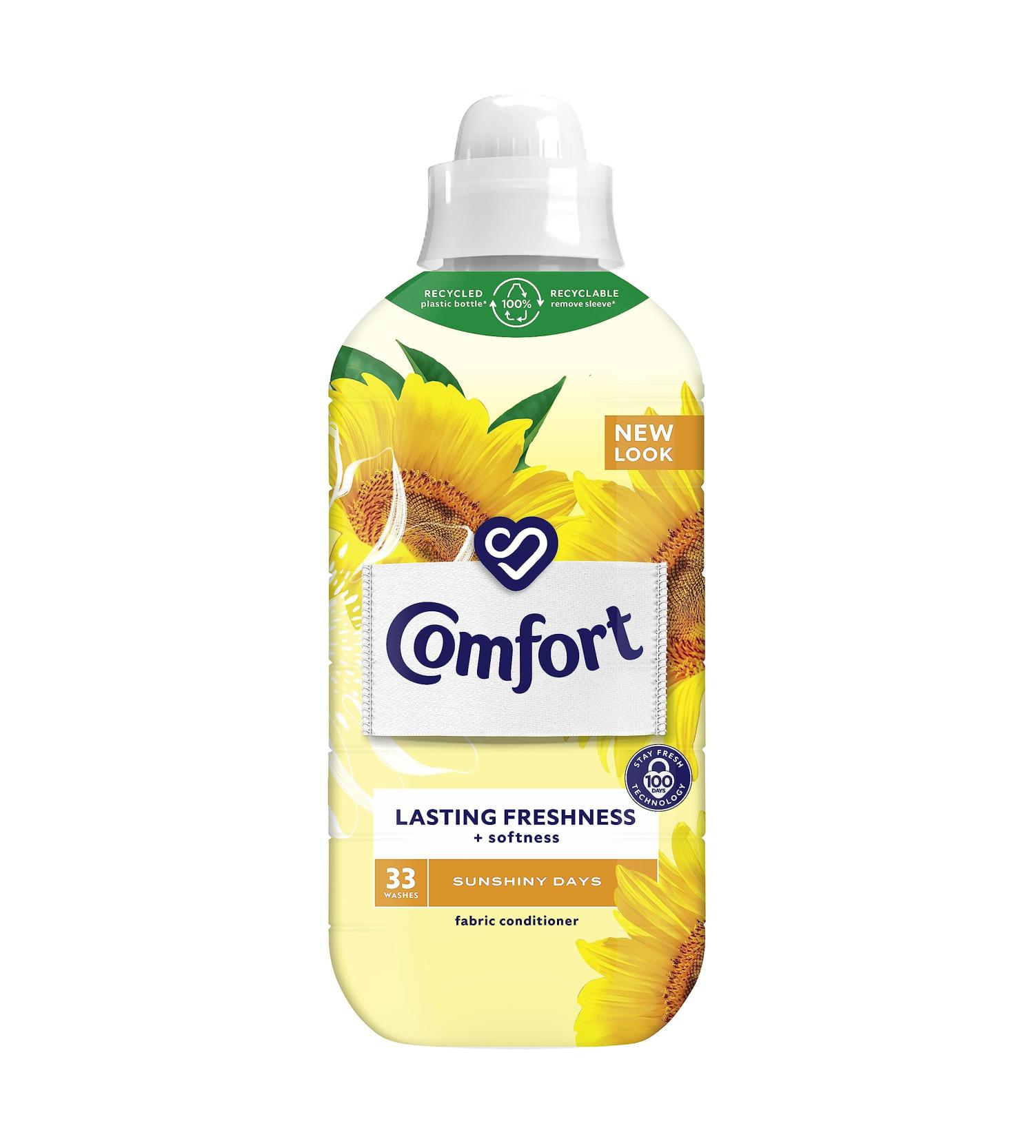 Comfort Sunshiny Days Fabric Conditioner 990ml Cedarwood - 100 Days of Freshness + Fragrance - Pack of 1 - Buy Online on GoSupps.com