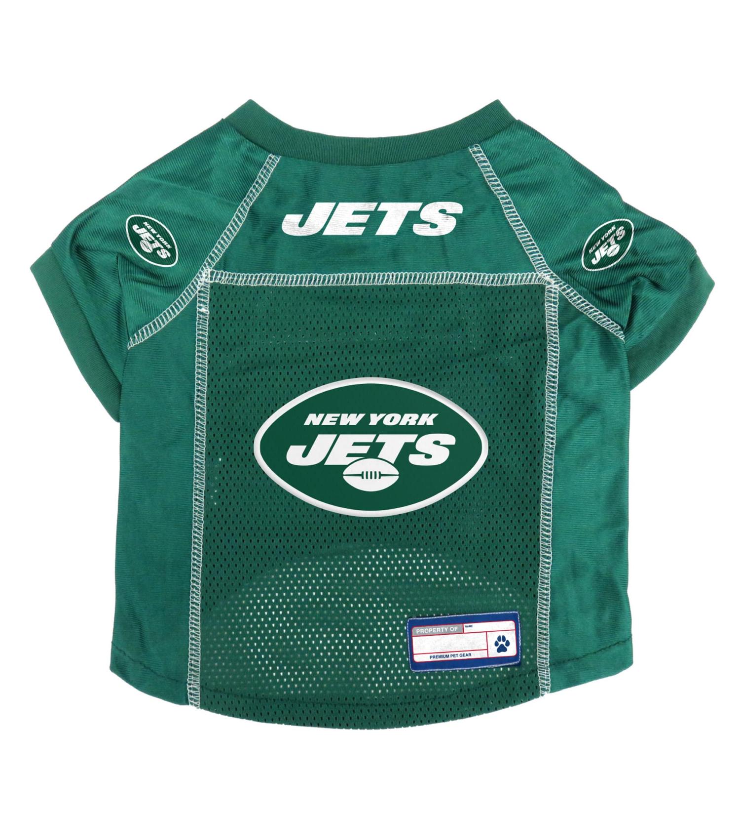 LittleArth Unisex Earthene NFL New York Jets Pet Jersey - XL Team Color Perfect for Dogs & Cats - Buy Online on GoSupps.com