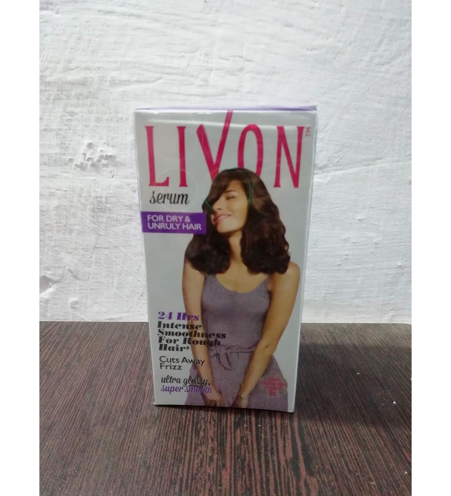 Livon Serum for Dry & Unruly Hair - 1 Pack (Ship from India) (100ml / 3.38 fl oz) - Buy Online on GoSupps.com