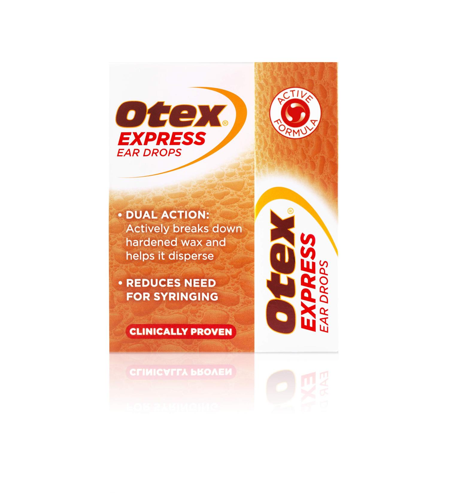 Otex Express Ear Drops 10ml - Fast-Acting Earwax Removal Solution - Buy Online on GoSupps.com