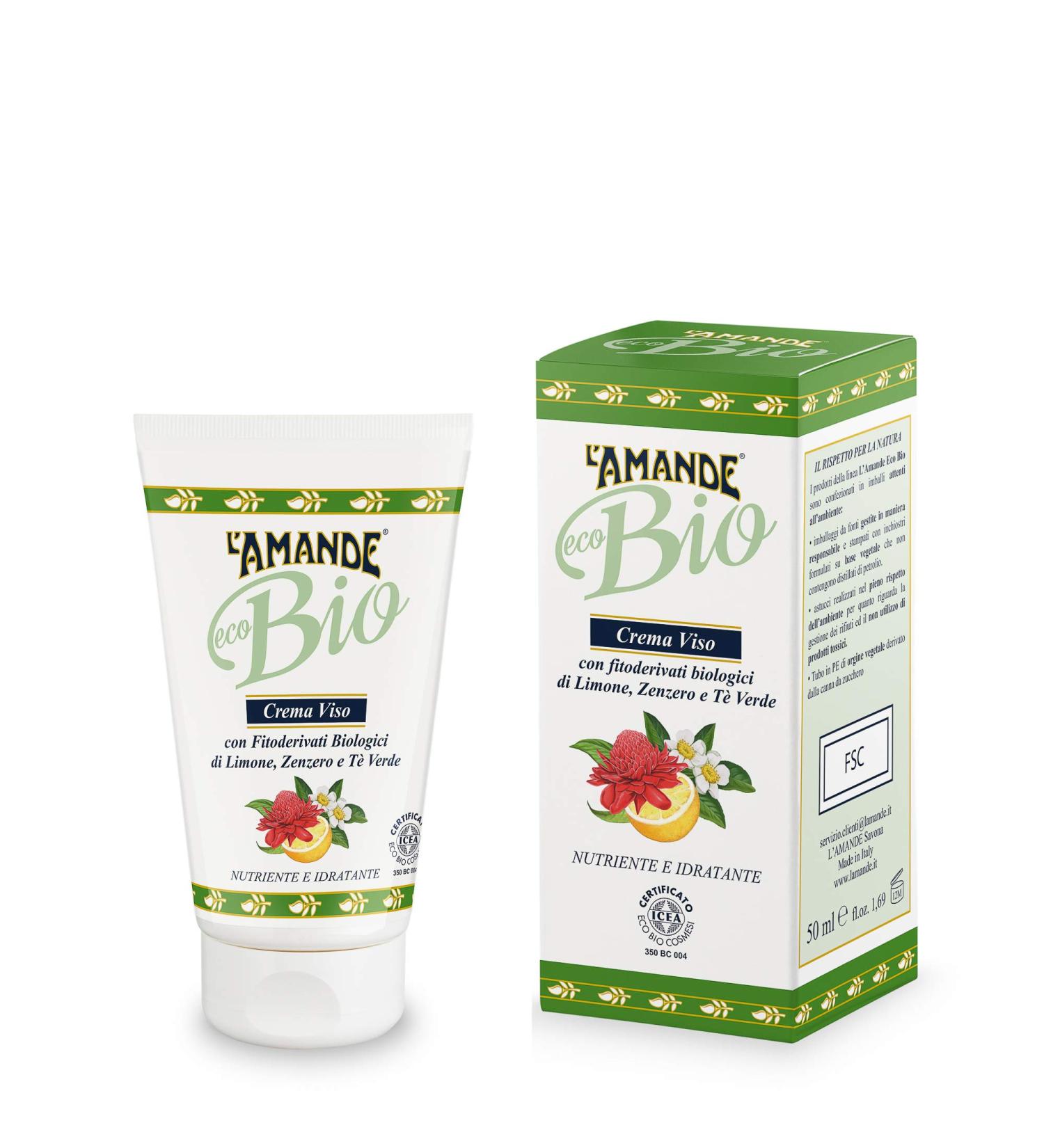 L'Amande Viso Eco Organic Cream 50 ml
