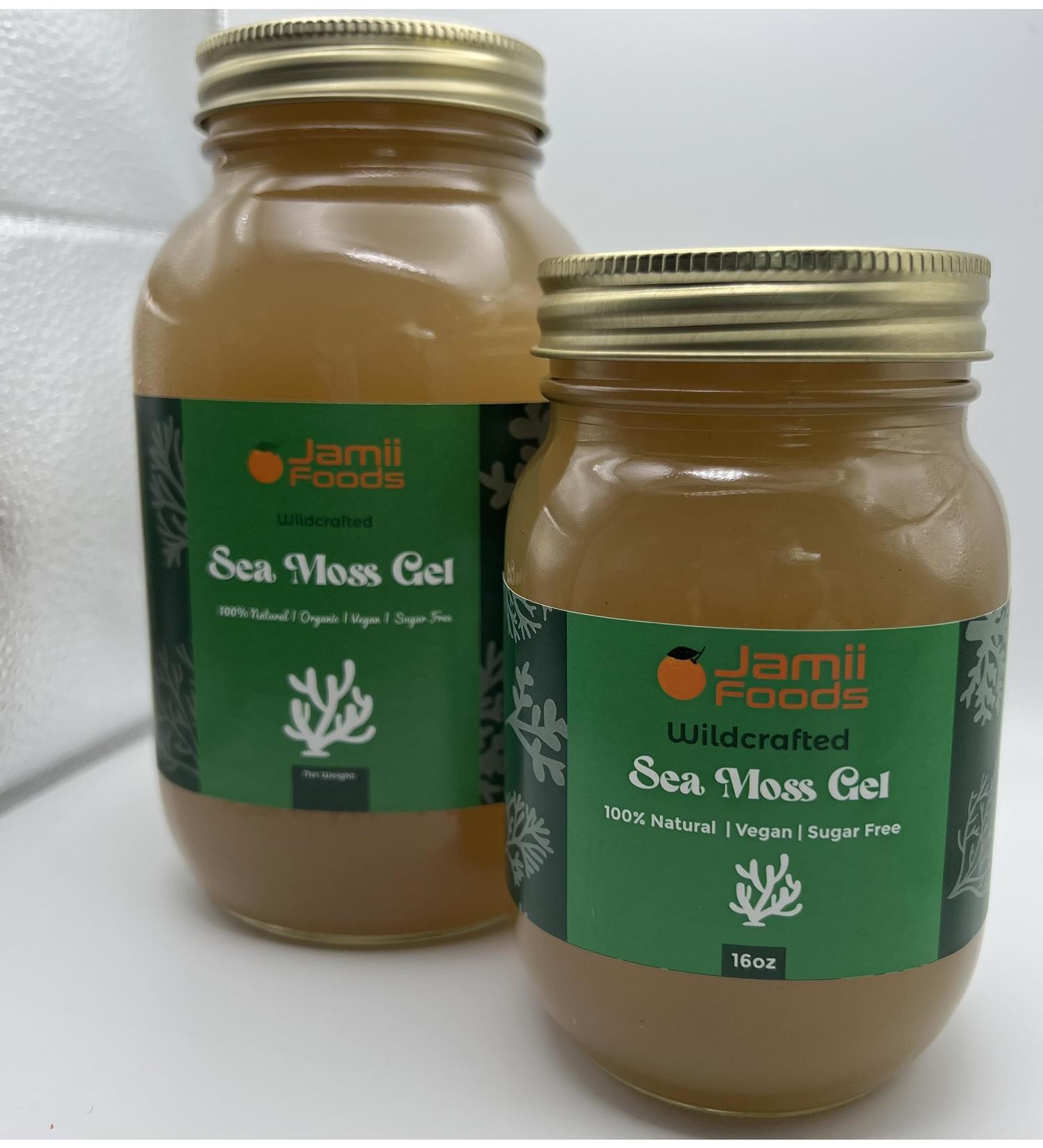 100% Wildcrafted Sea Moss Gel - Pure Unflavoured Sea Moss Gel | Made with Wildcrafted Sea Moss | Irish Moss (16oz Jar) 1 count (Pack of 1) - Buy Online on GoSupps.com