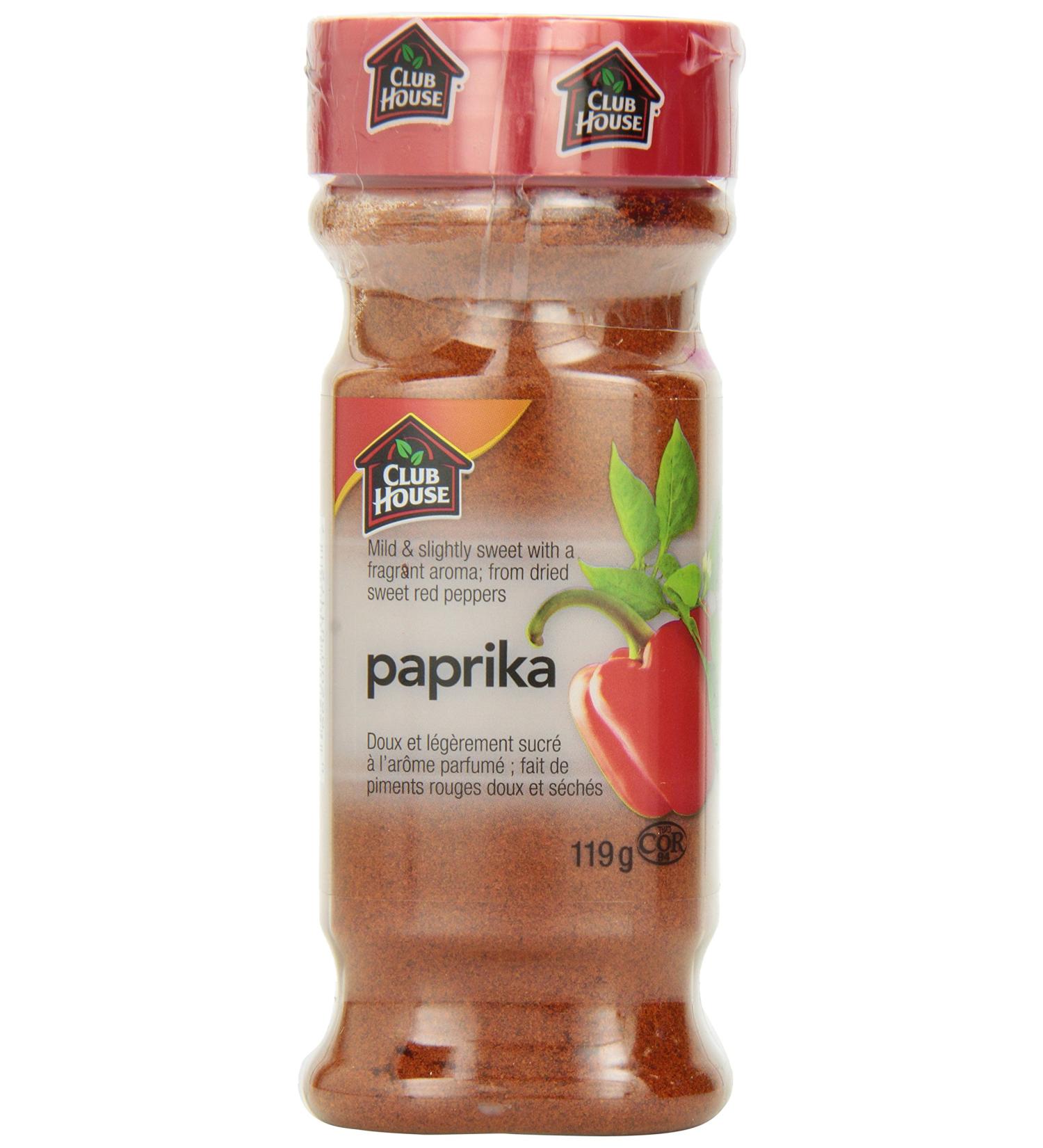 Club House Quality Natural Herbs & Spices Paprika 119g 119 g (Pack of 1) - Buy Online on GoSupps.com