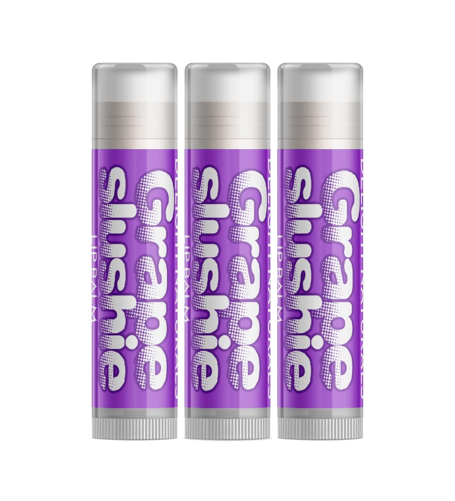 Grape Slushie Lip Balm Set of Three | Hydrating & Flavorful | International Shipping Available - Buy Online on GoSupps.com