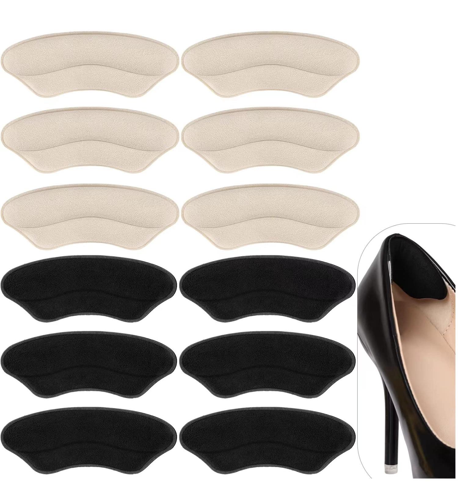 6 Pairs Heel Inserts Grips for Women Men Shoes - Comfortable Heel Pads for Loose Shoes - Heel Cushions for Heel Pain and Blisters - Buy Online on GoSupps.com