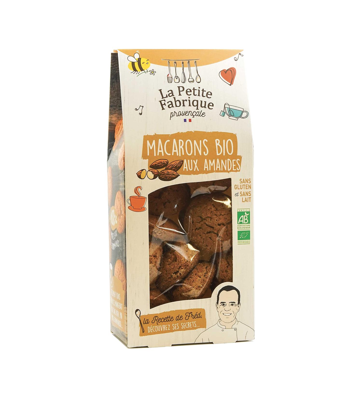 La Petite Fabrique Proven ale - Organic Sweet Macaroons with Almonds - Gluten Free - 140 g - Buy Online on GoSupps.com