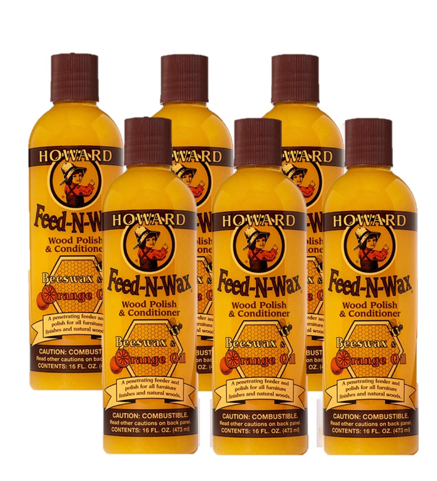 Buy Howard Products Feed-N-Wax Wood Polish & Conditioner - Orange (16 oz) | Best International Shipping - Buy Online on GoSupps.com