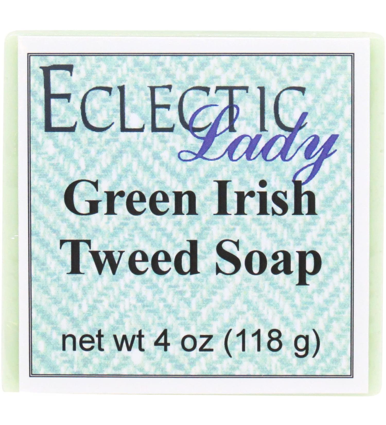 Green Irish Tweed Glycerin Soap - Eclectic Lady | 4 oz | International Shipping Available - Buy Online on GoSupps.com