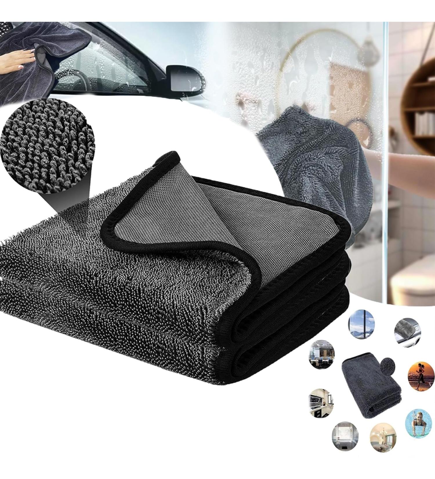 Shiny Bath XXL Drying Towel | ShinyWipes Shower Cleaning Cloths | Magicwipe Bathroom & Car Cleaning | Ultra-Absorbent Drying Cloths (16x24 in - Buy Online on GoSupps.com